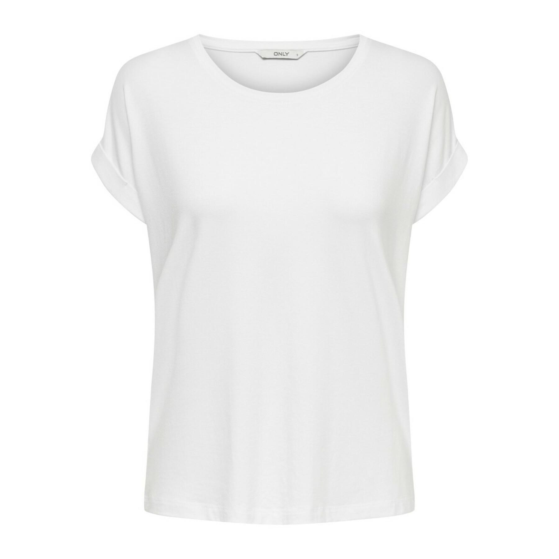 T-shirt mulher Only Moster manga curta pescoço redondo