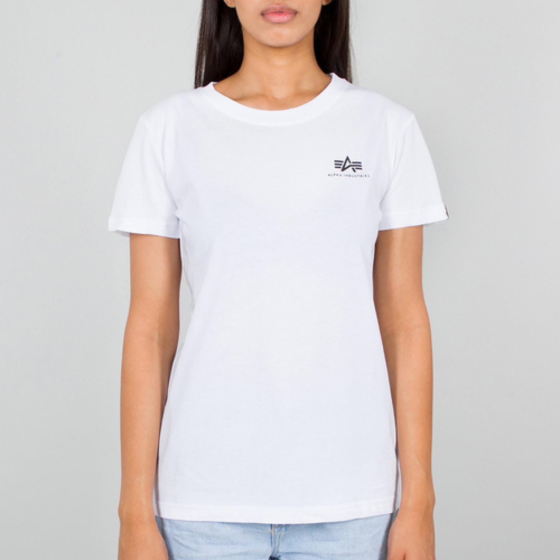 T-shirt mulher Alpha Industries Basic Small Logo