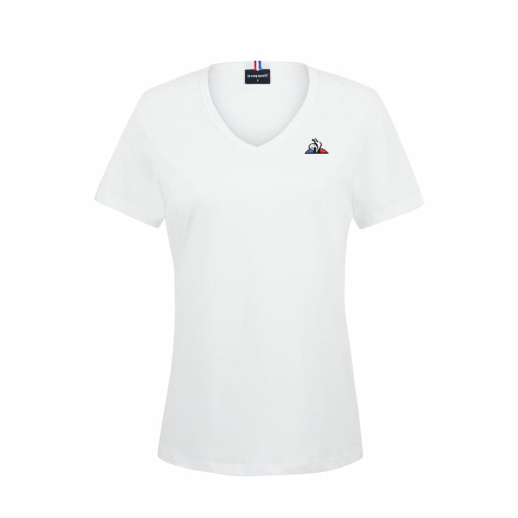 T-shirt mulher Le Coq Sportif essencial Pescoço em V n°1