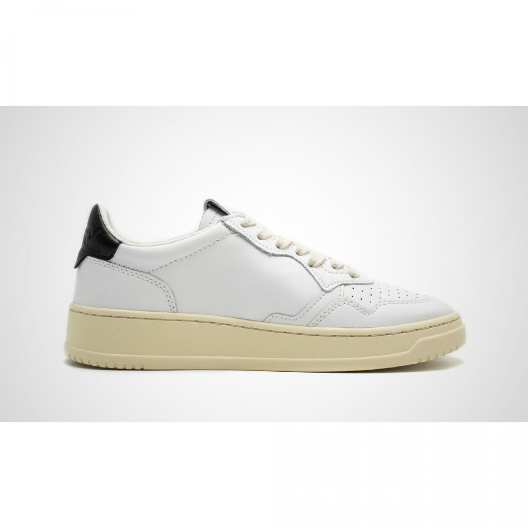Formadoras de mulheres Autry Medalist LL22 Leather White/Black