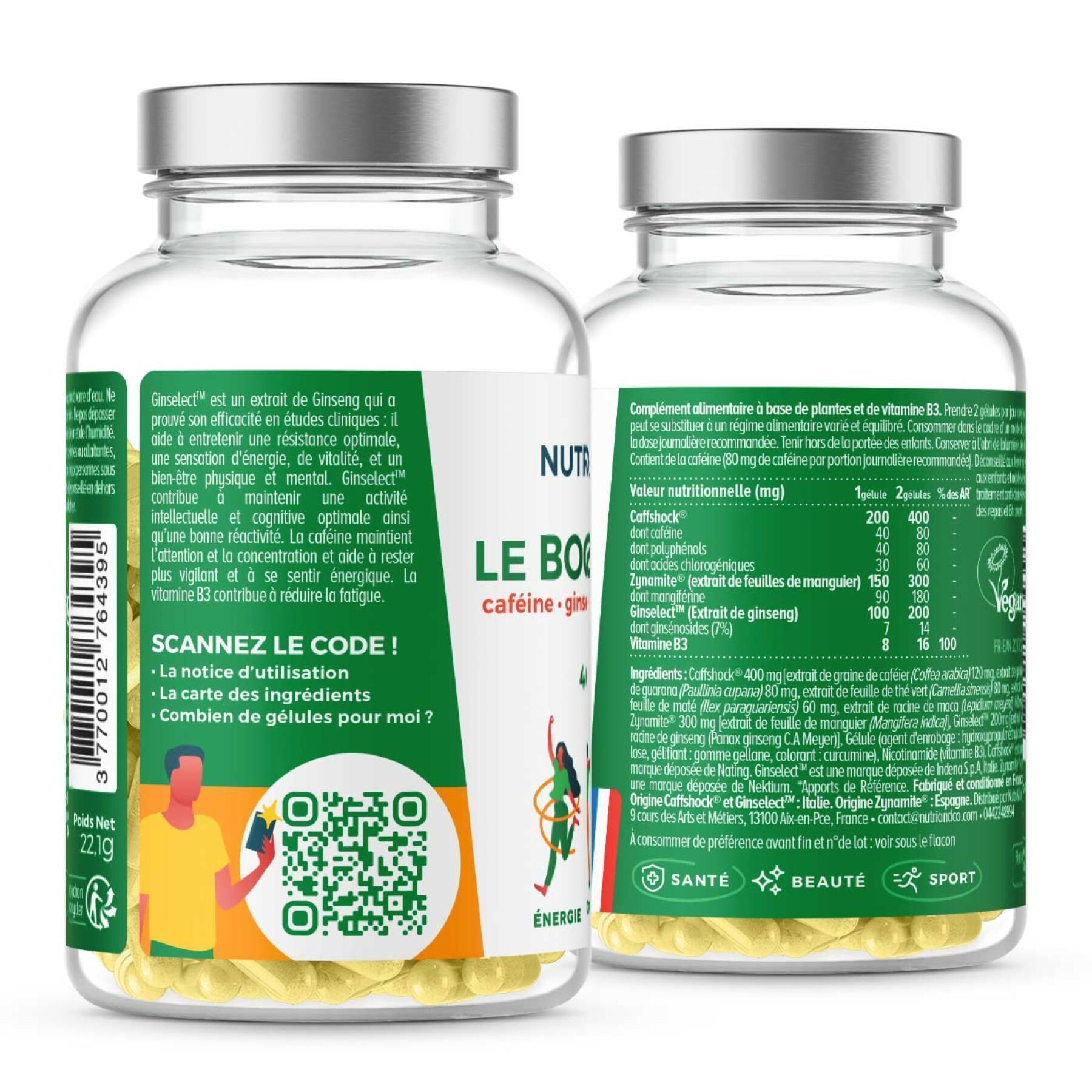 Suplemento alimentar para energia Nutri&Co Le Ginsen - 40 gélules