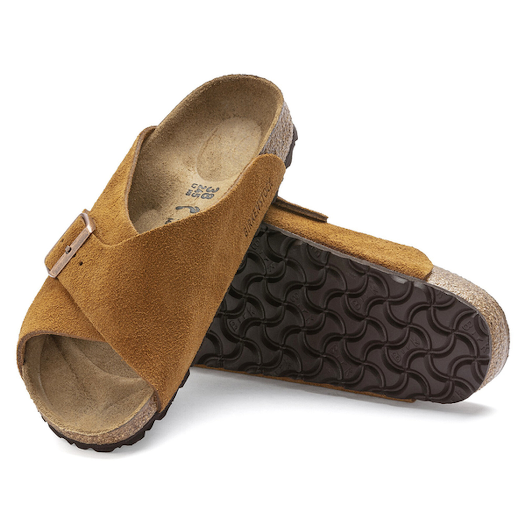 Sandálias femininas Birkenstock Arosa Suede Leather