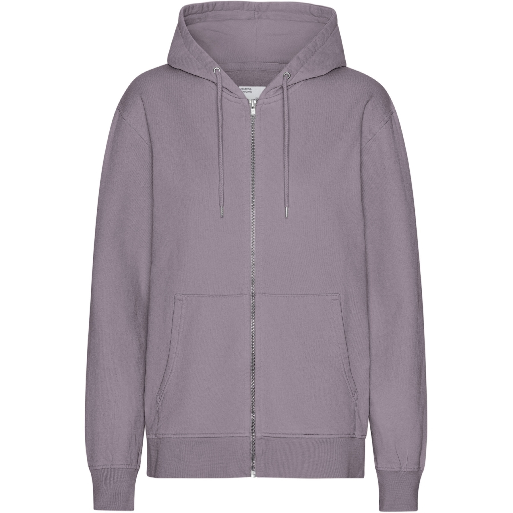 Sweatshirt com capuz e fecho de correr Colorful Standard Classic Organic Purple Haze