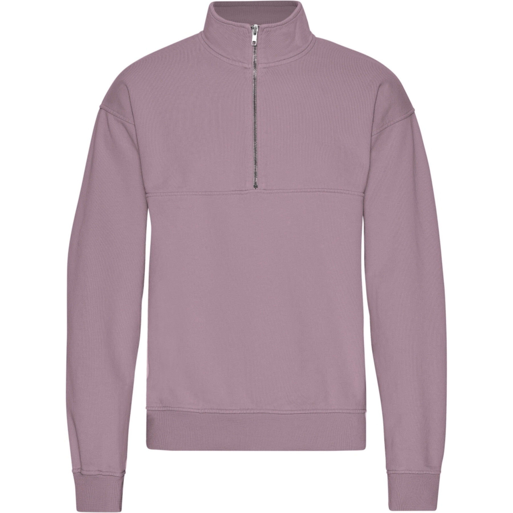 Camisola com fecho de correr de 1/4 Colorful Standard Organic Pearly Purple