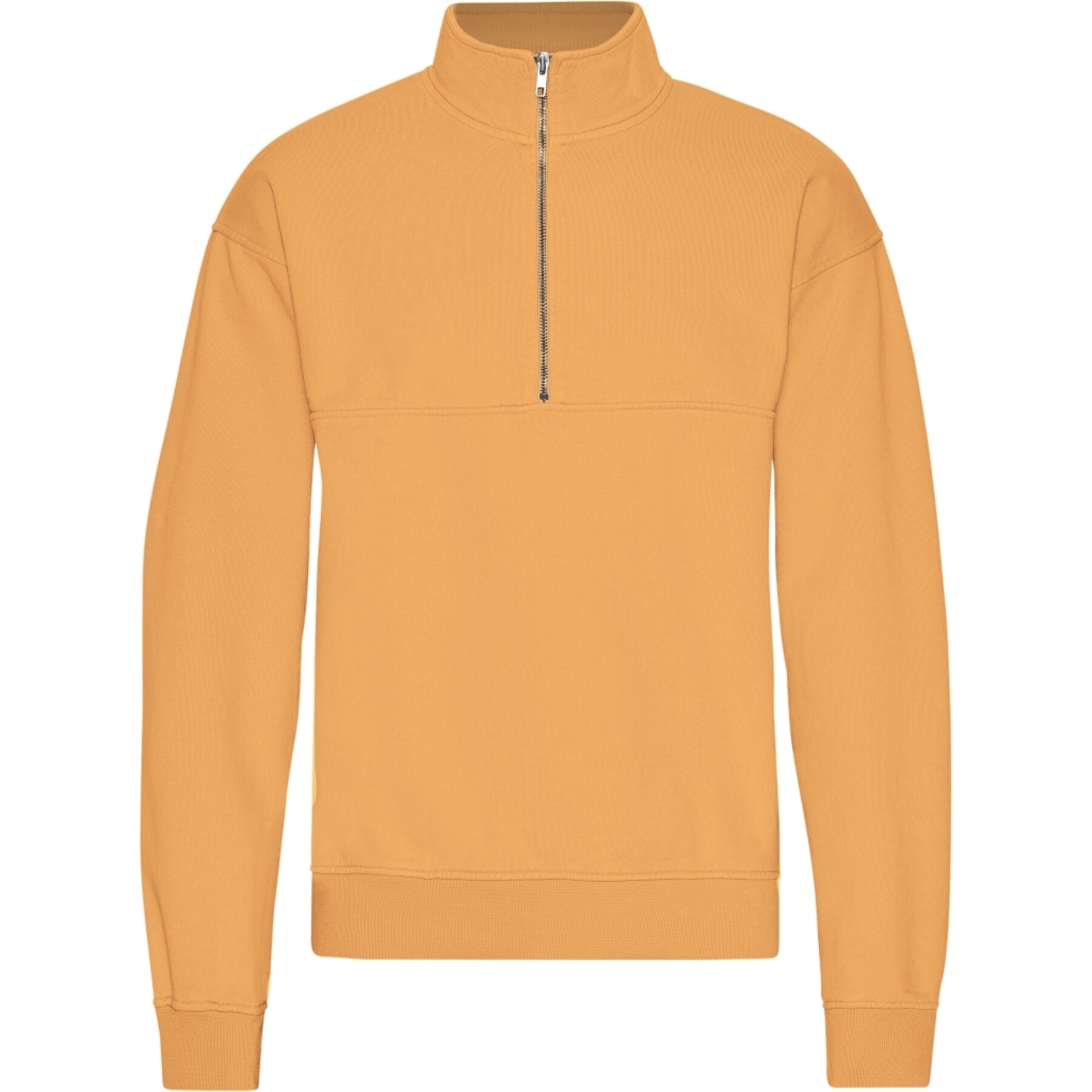 Camisola com fecho de correr de 1/4 Colorful Standard Organic Sandstone Orange