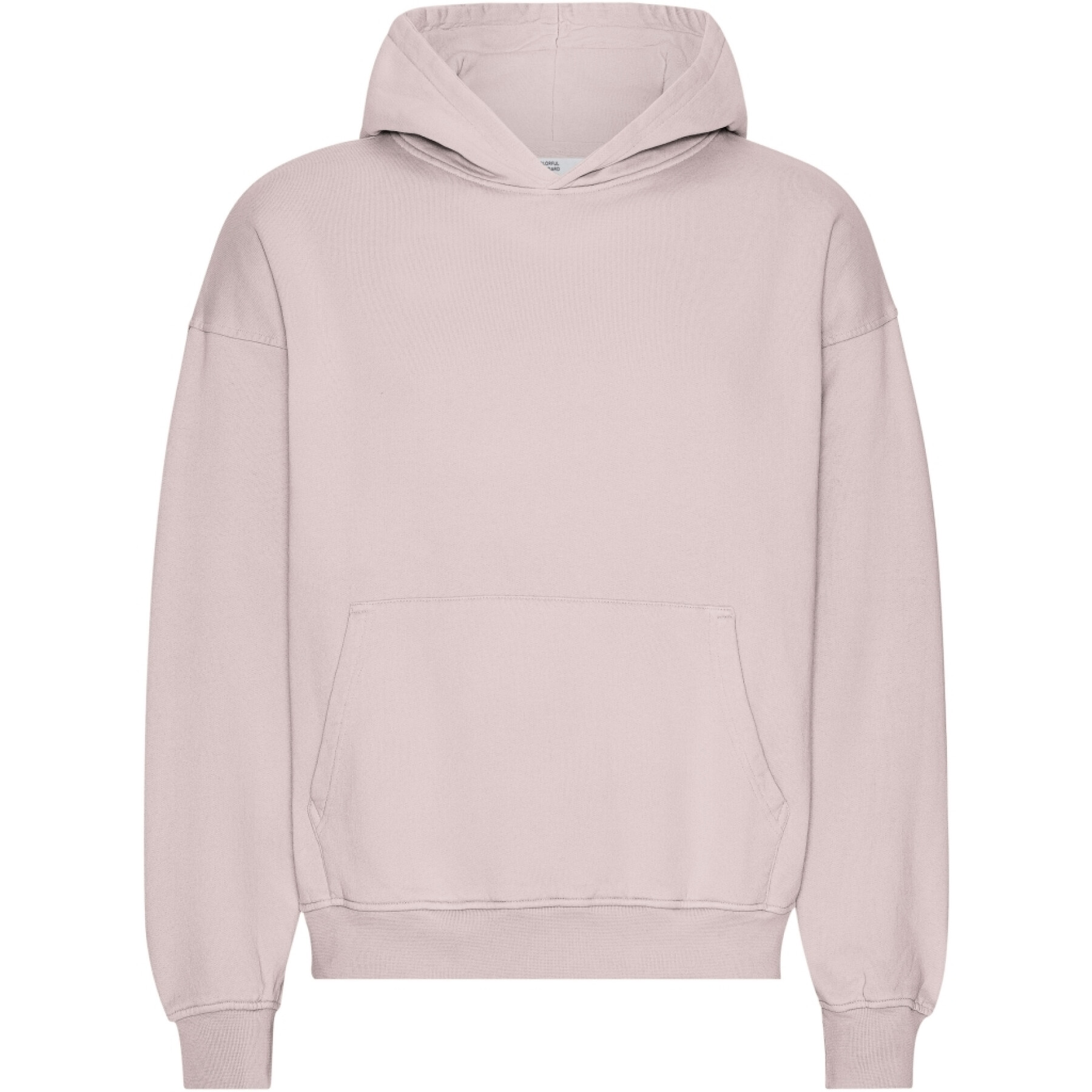 Sweatshirt com capuz de grandes dimensões Colorful Standard Organic Faded Pink