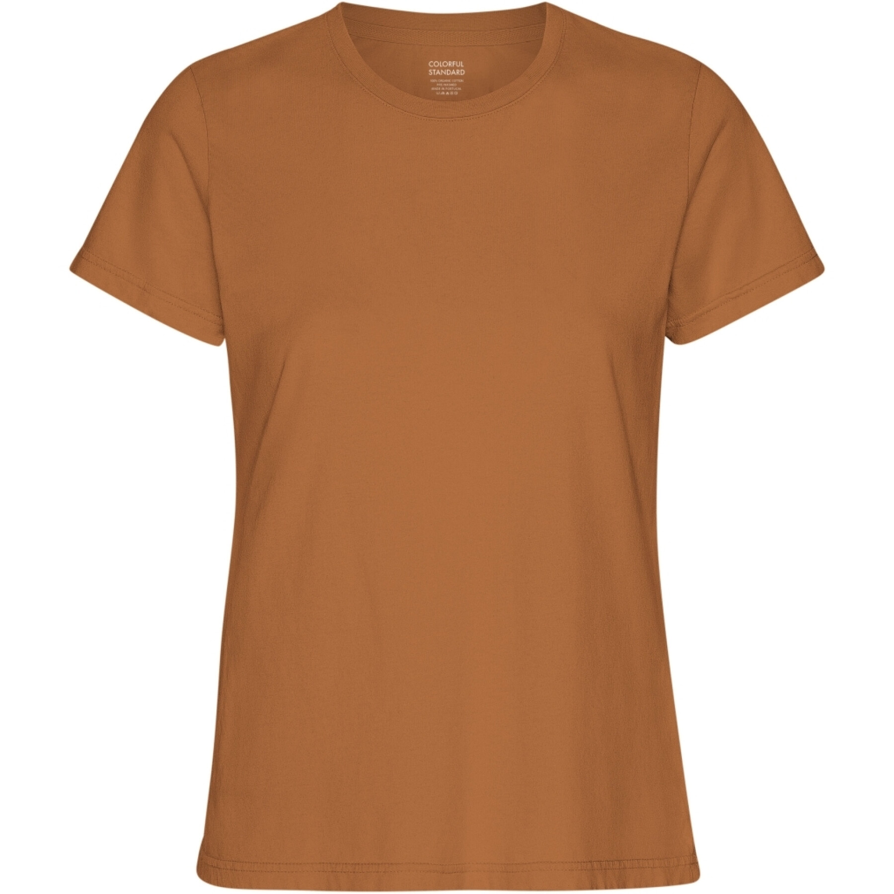 T-shirt de mulher Colorful Standard Light Organic Ginger Brown