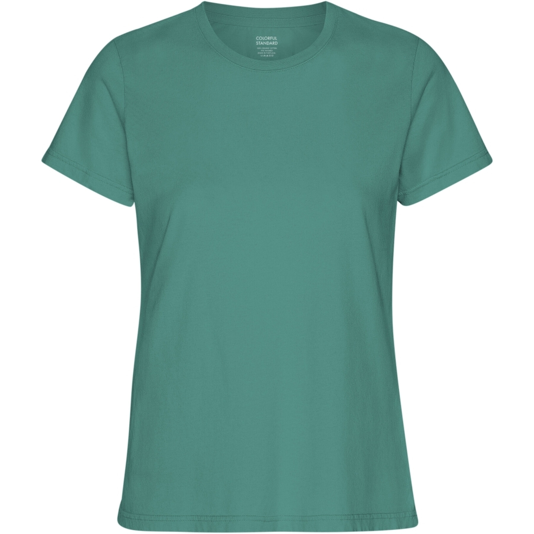 T-shirt de mulher Colorful Standard Light Organic Pine Green