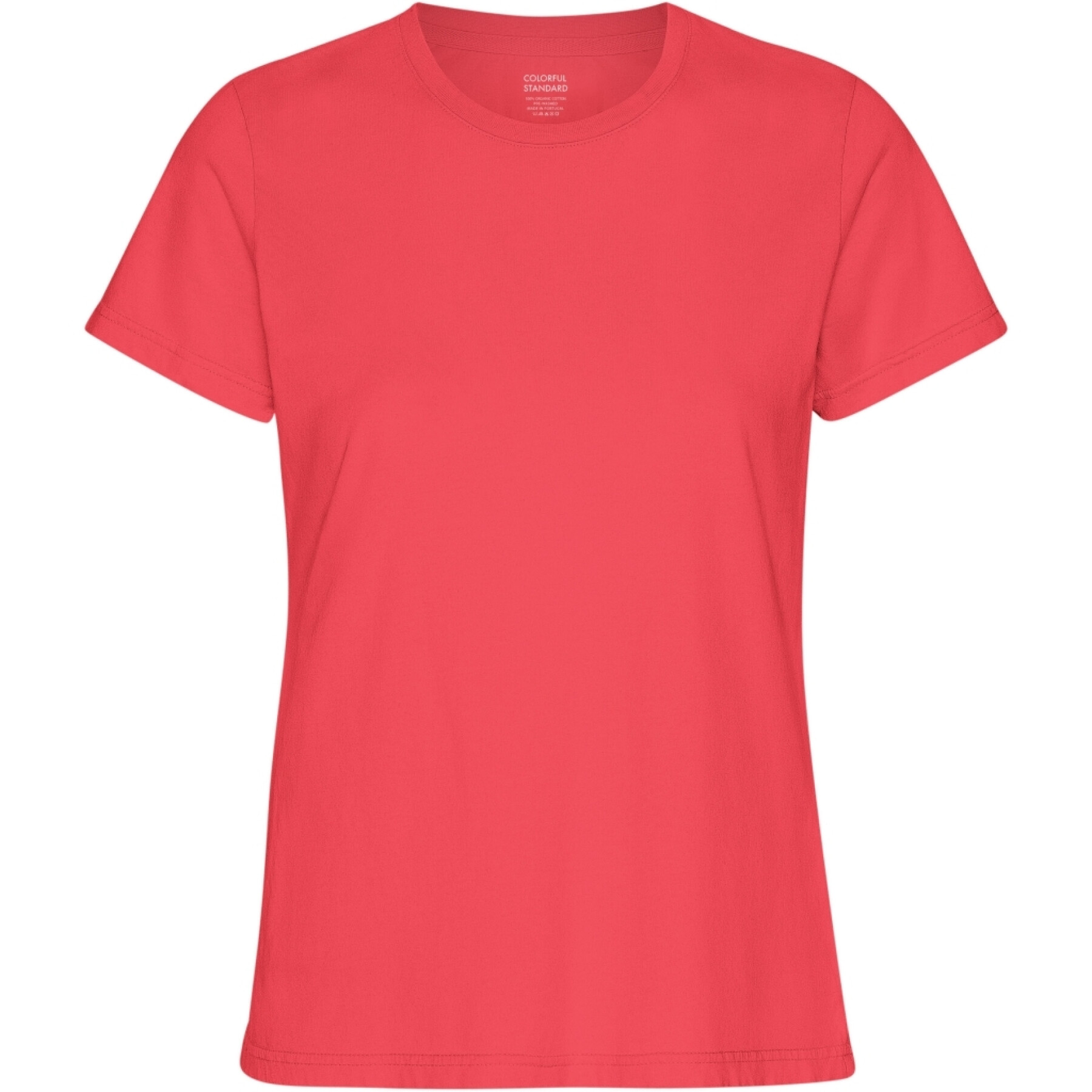 T-shirt de mulher Colorful Standard Light Organic Red Tangerine