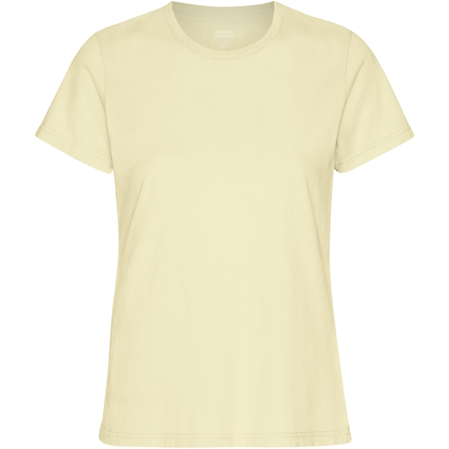 T-shirt de mulher Colorful Standard Light Organic Soft Yellow