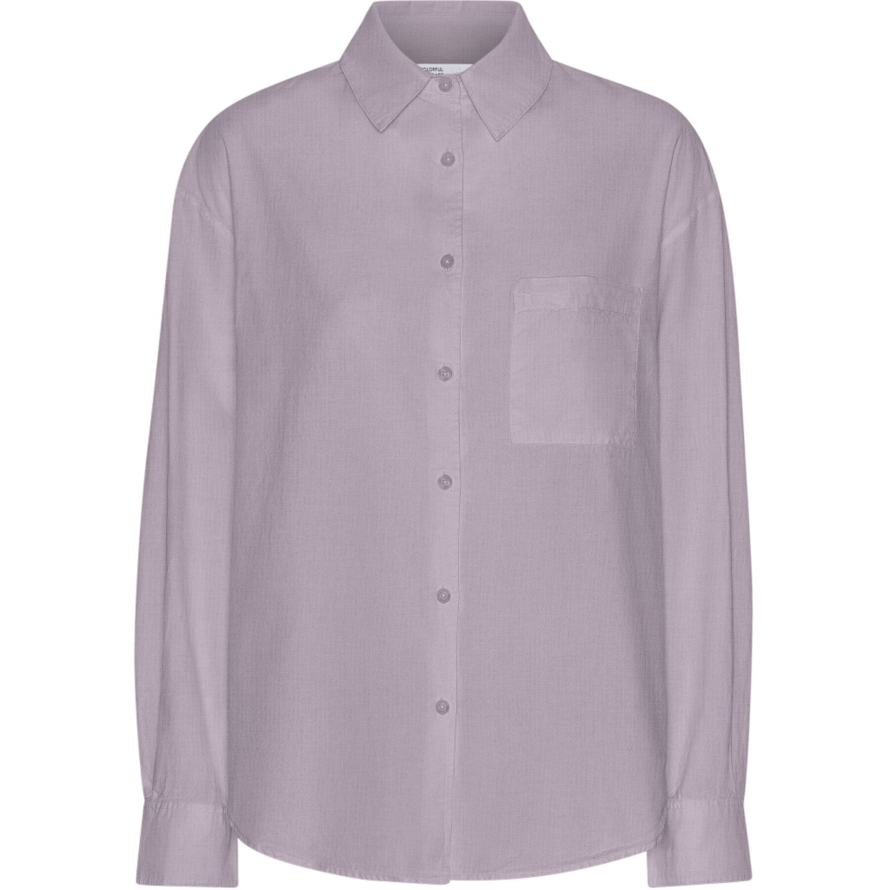 Camisa oversize para mulher Colorful Standard Organic Purple Haze