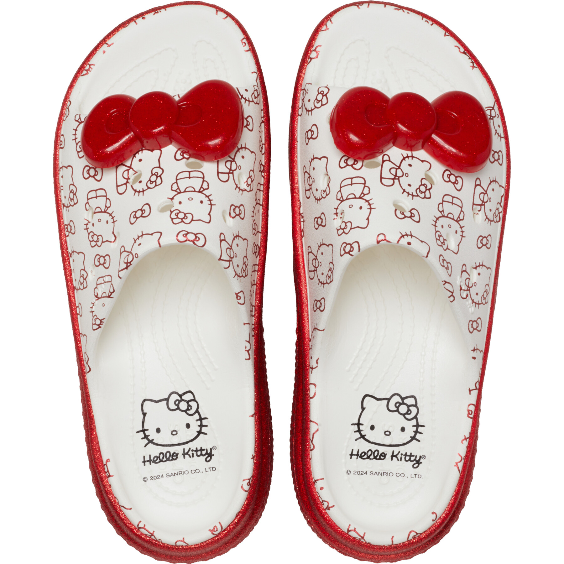 Sandálias femininas Crocs Hello Kitty Stomp
