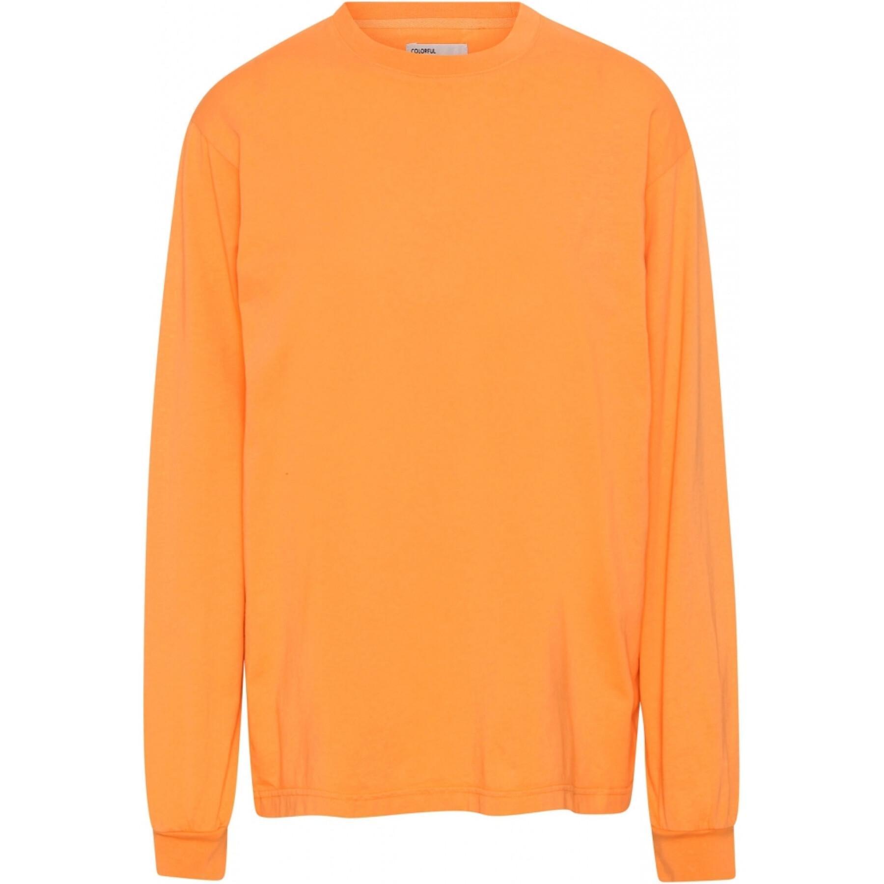 T-shirt de manga comprida Colorful Standard Organic oversized sunny orange