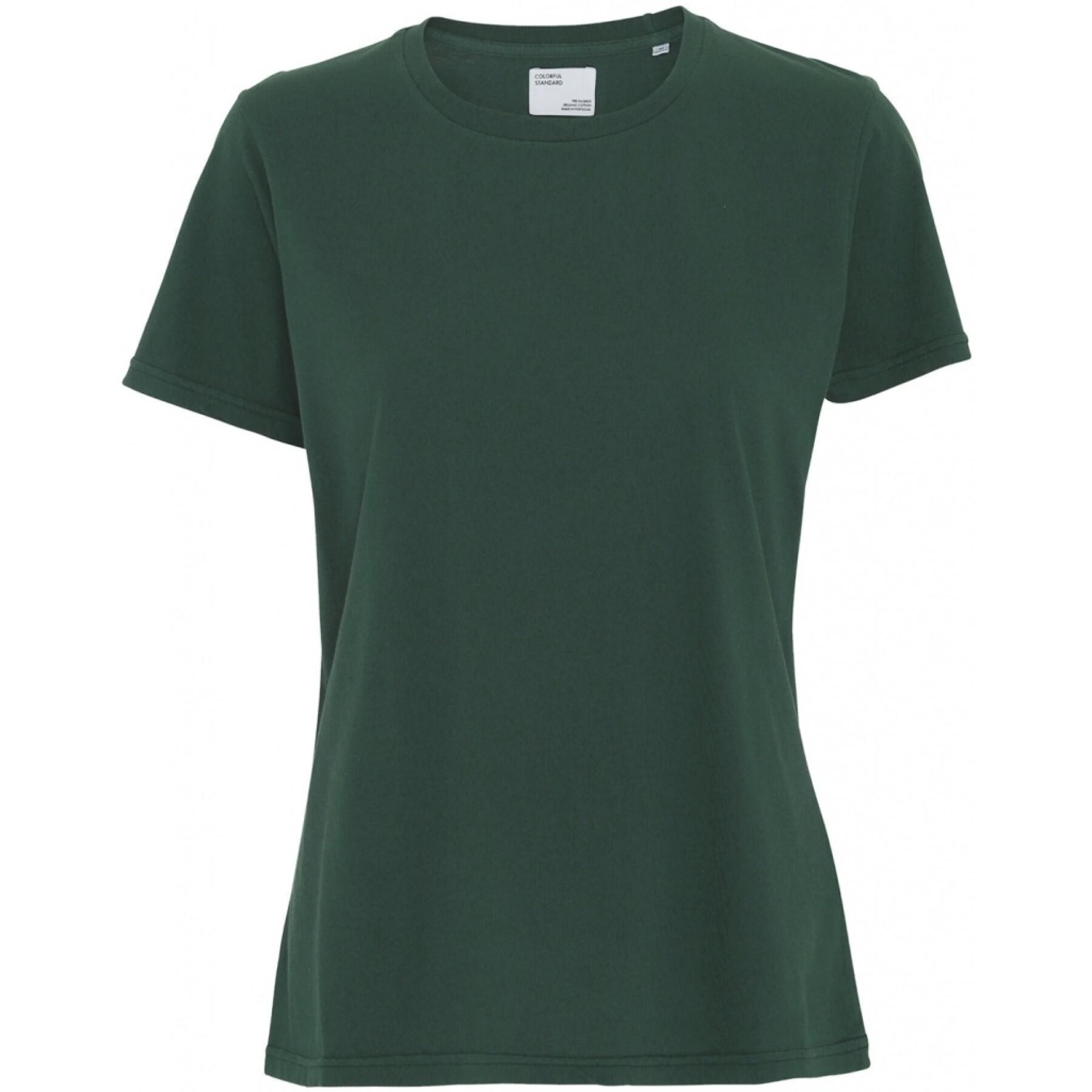 Camiseta feminina Colorful Standard Light Organic emerald green