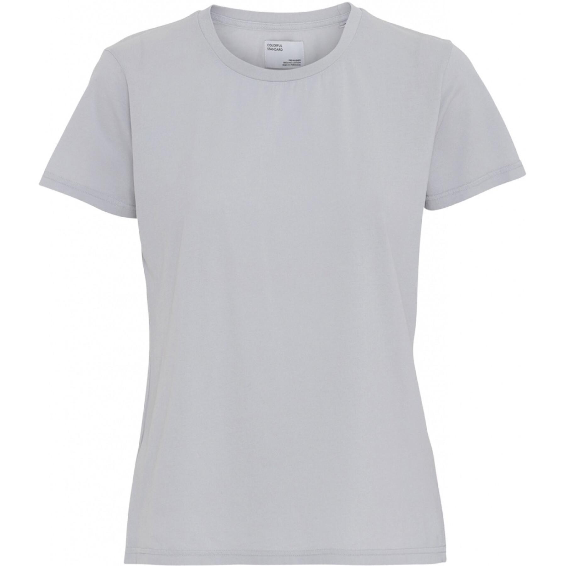Camiseta feminina Colorful Standard Light Organic limestone grey