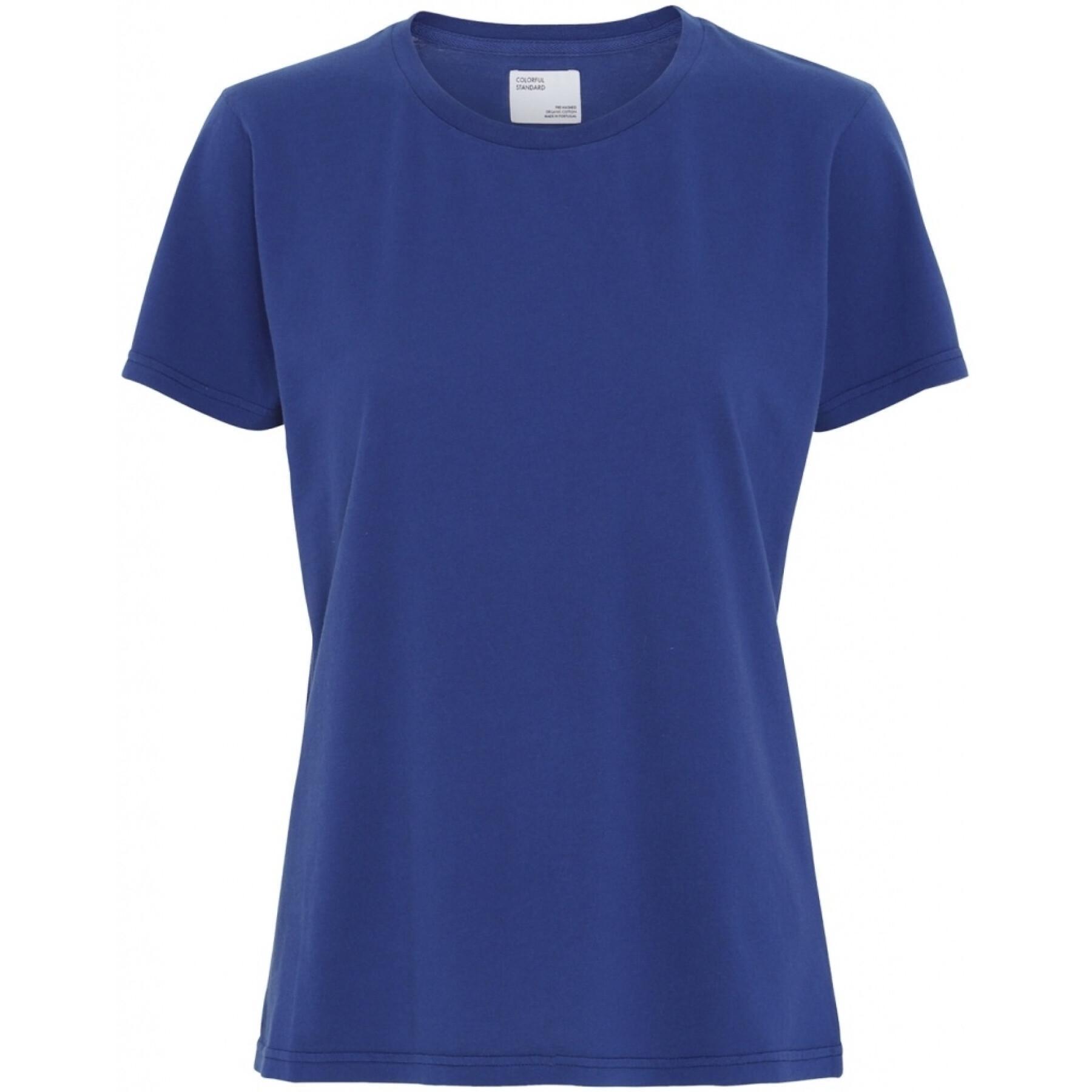Camiseta feminina Colorful Standard Light Organic royal blue