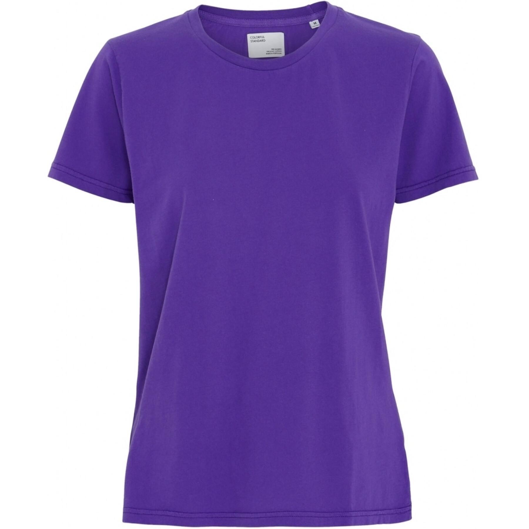 Camiseta feminina Colorful Standard Light Organic ultra violet