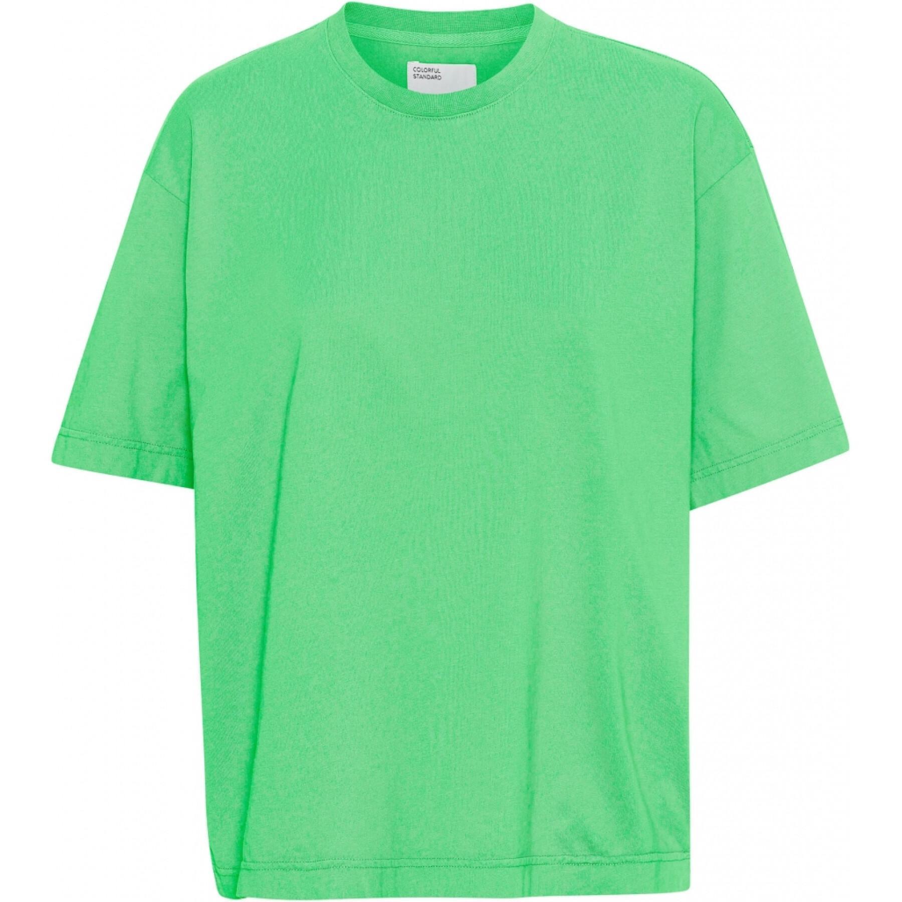 Camiseta feminina Colorful Standard Organic oversized spring green