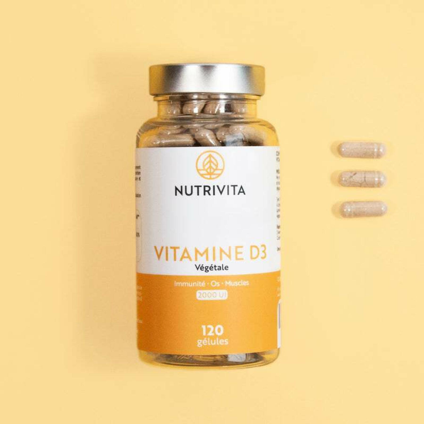 Suplemento alimentar Vitamina D3 - 120 cápsulas Nutrivita