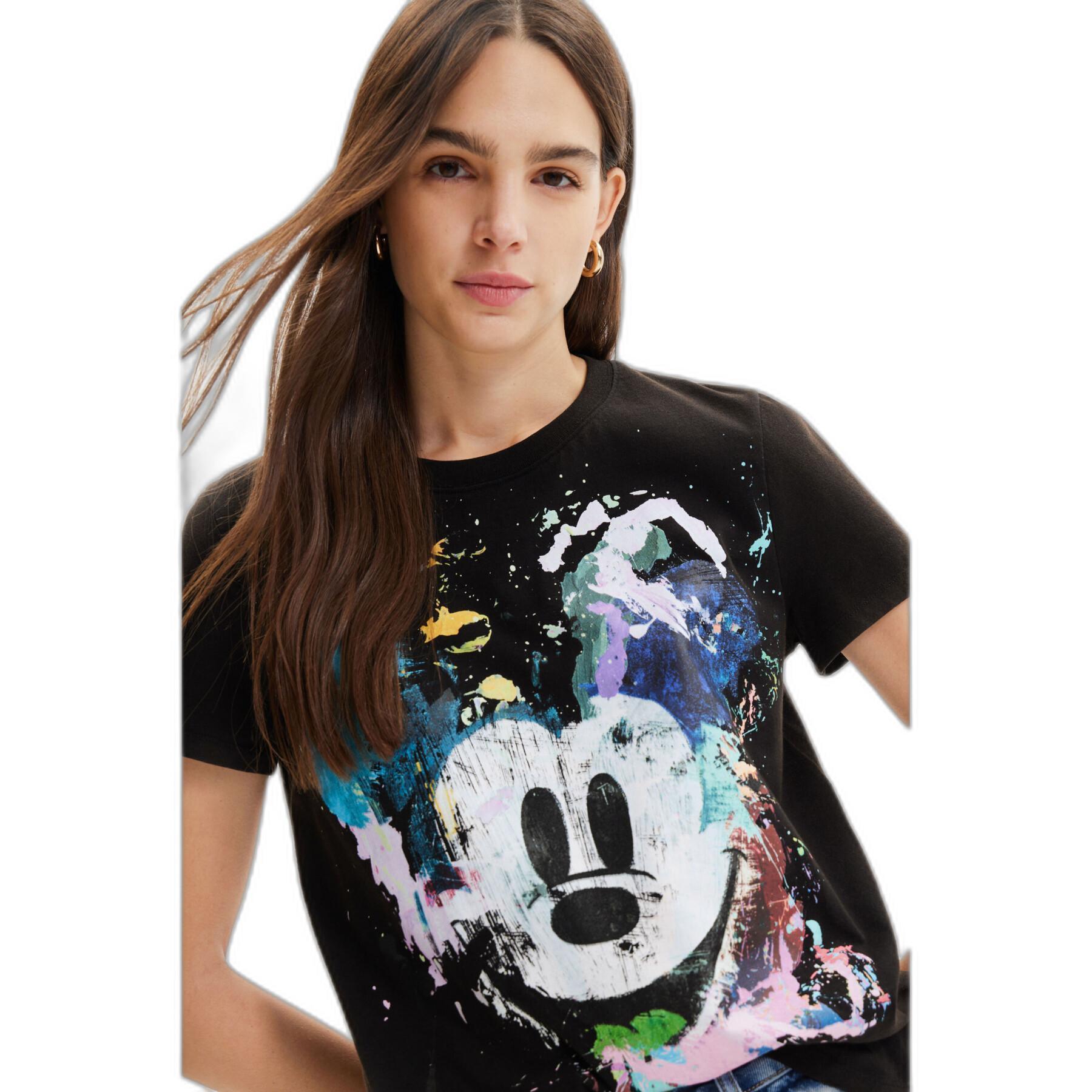 T-shirt de mulher Desigual Mickey Crash