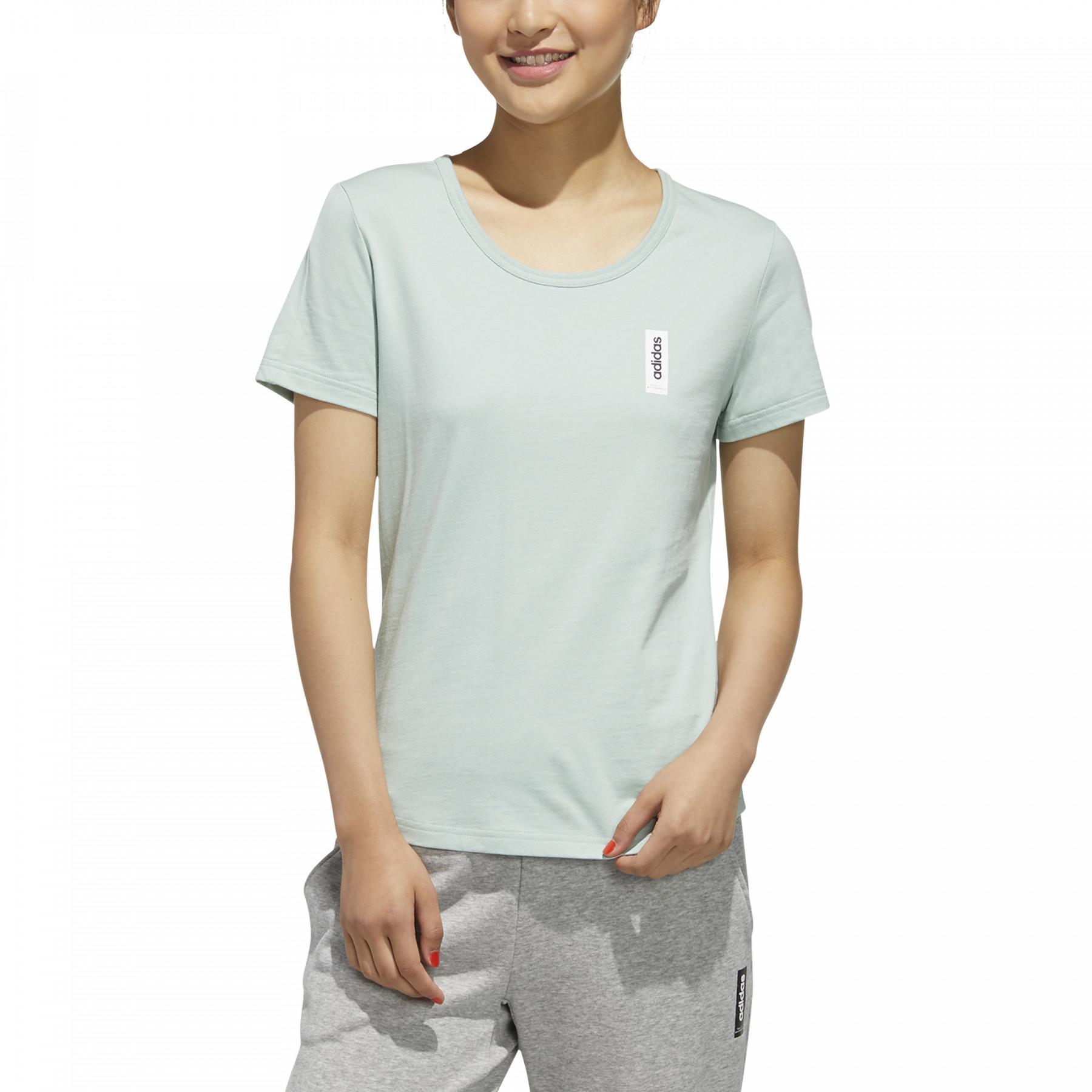 Camiseta feminina adidas Brilliant Basic