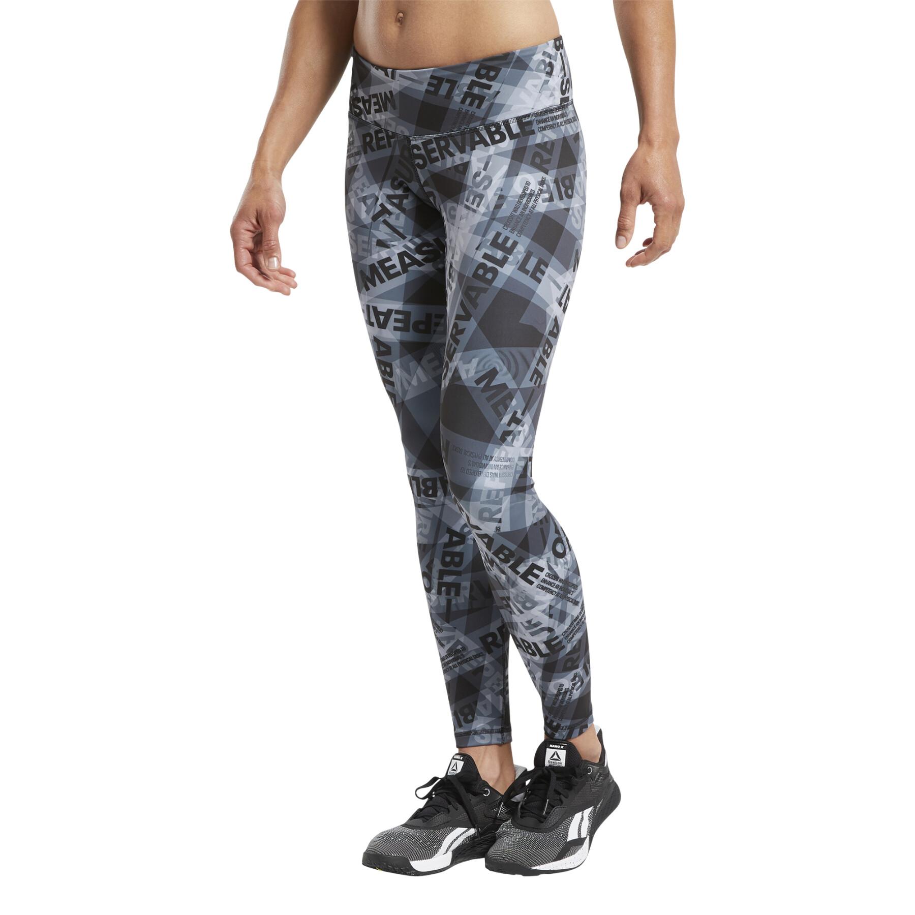 Pernas de mulher Reebok CrossFit® Lux Bold Taped Imprimé