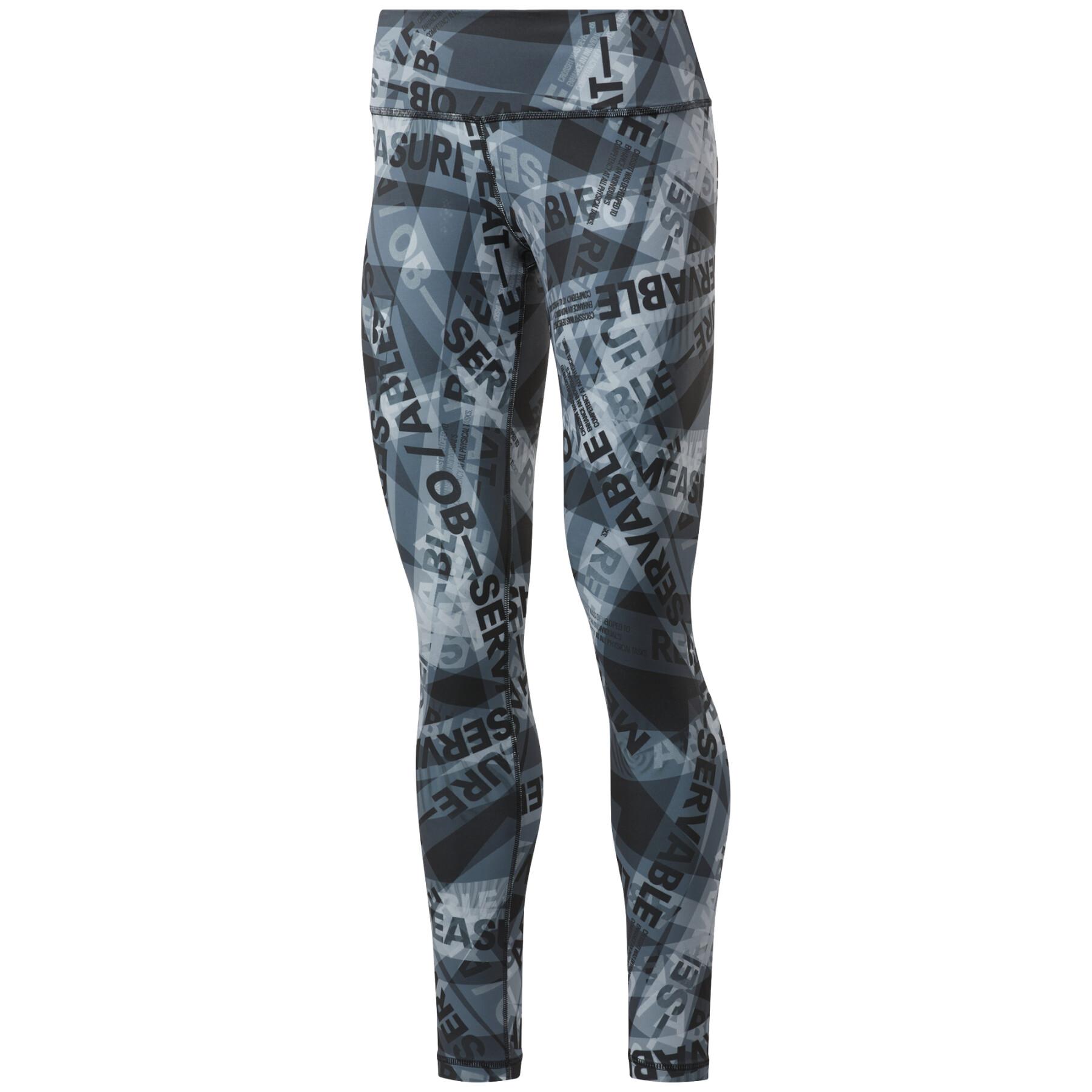 Pernas de mulher Reebok CrossFit® Lux Bold Taped Imprimé