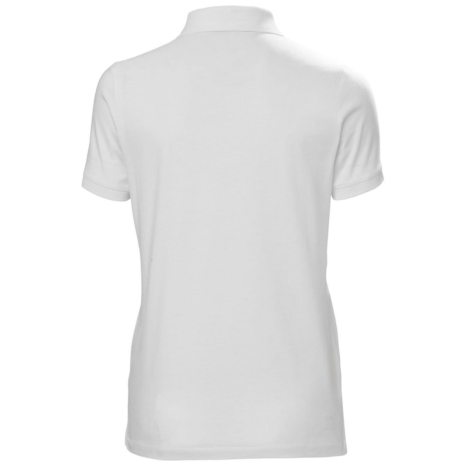 Camisa pólo de algodão orgânico para mulheres Helly Hansen Siren