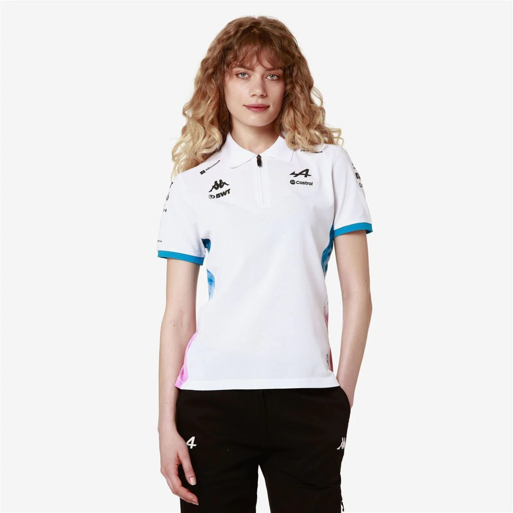 Camisa pólo feminina Alpine F1 Adrew 2024