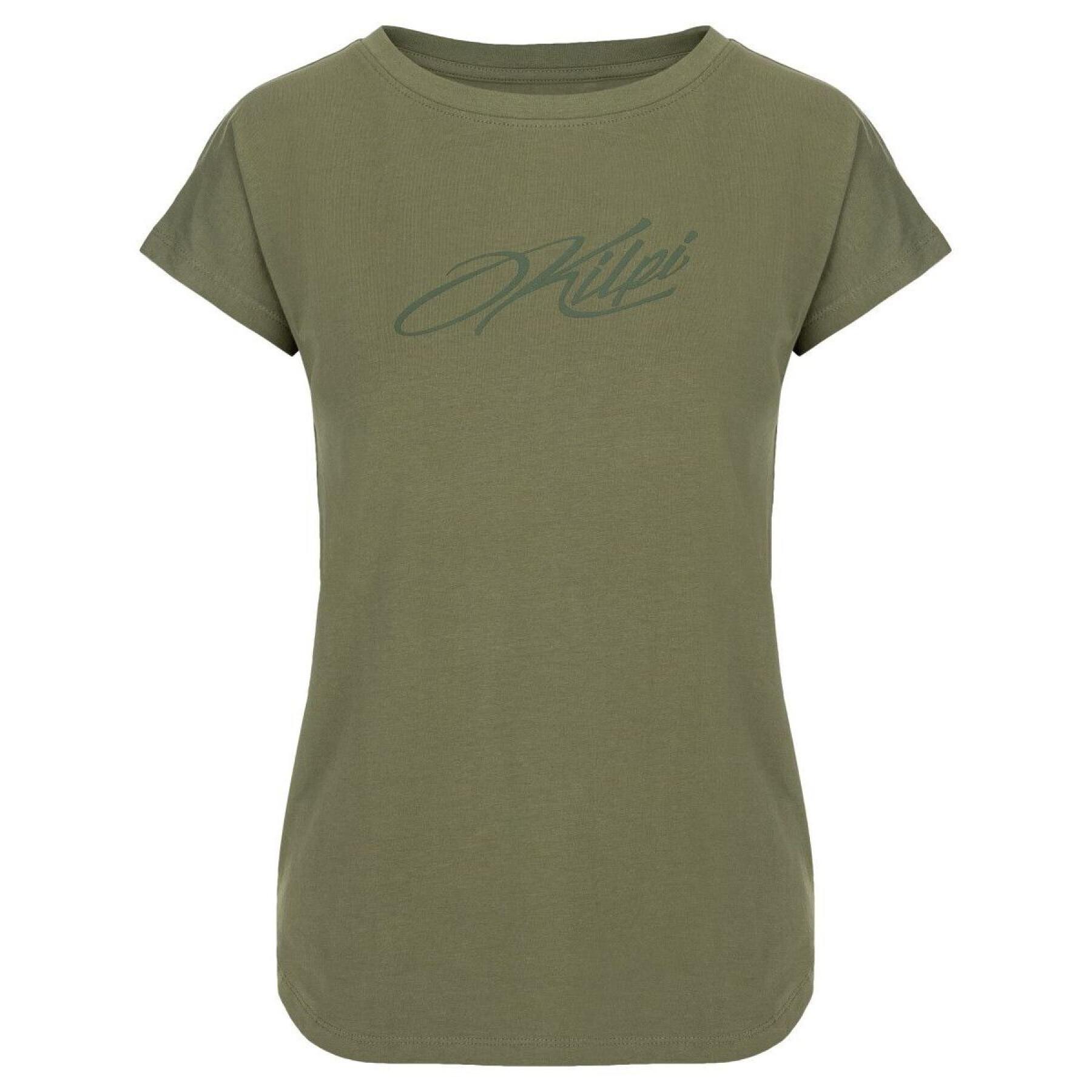 T-shirt de algodão feminino Kilpi Nellim
