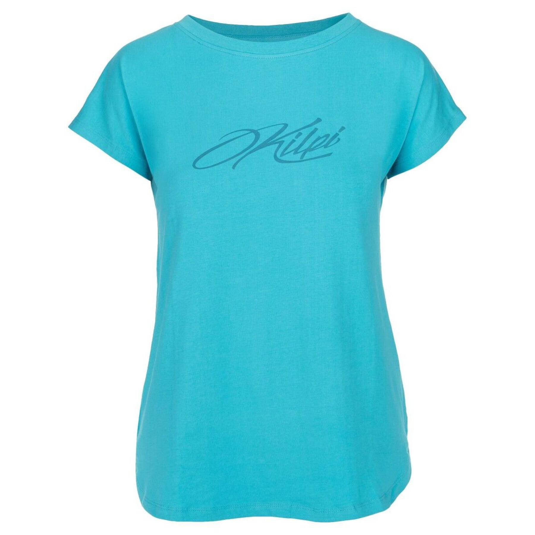 T-shirt de algodão feminino Kilpi Nellim