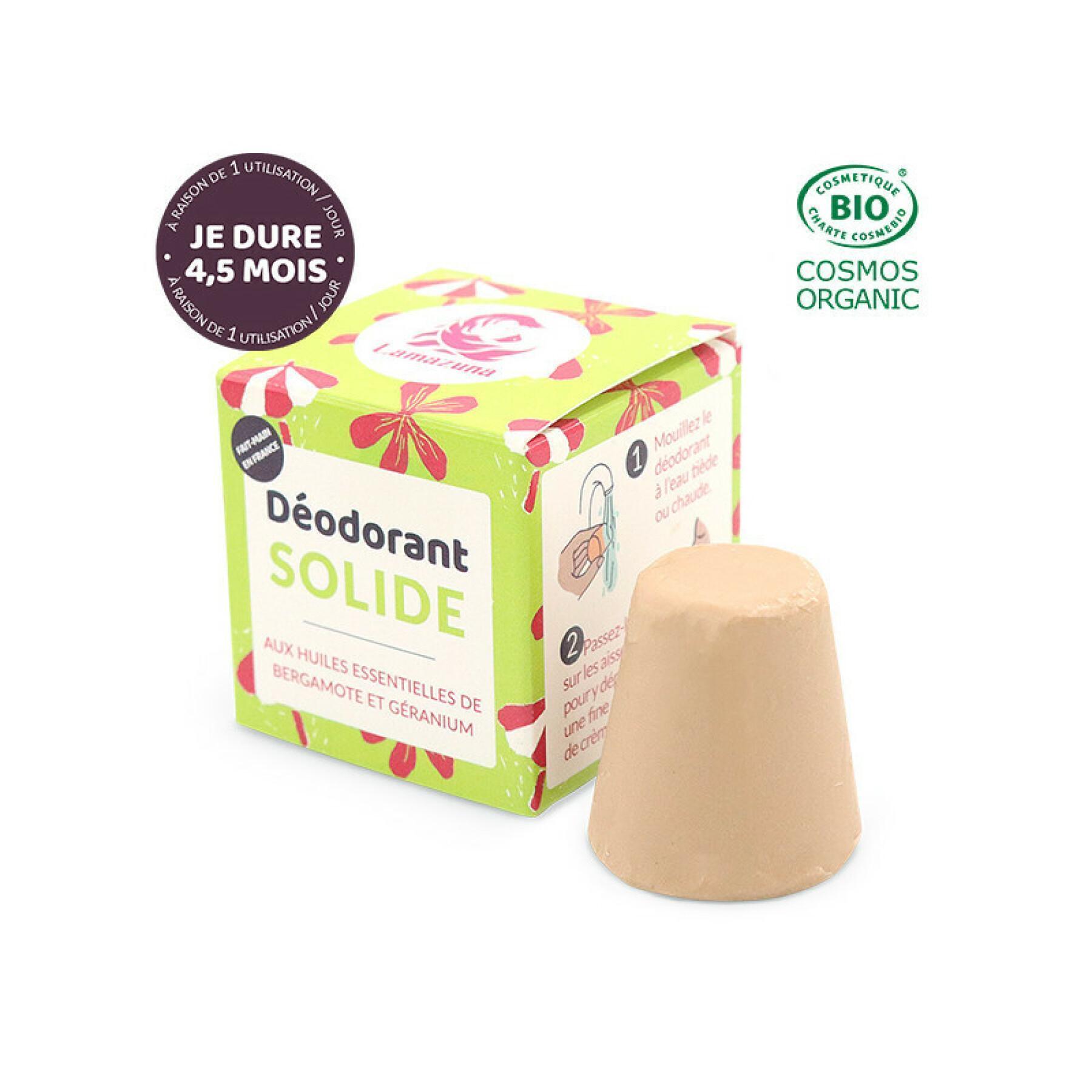 Desodorizante sólido - bergamot geranium Lamazuna (30 ml)
