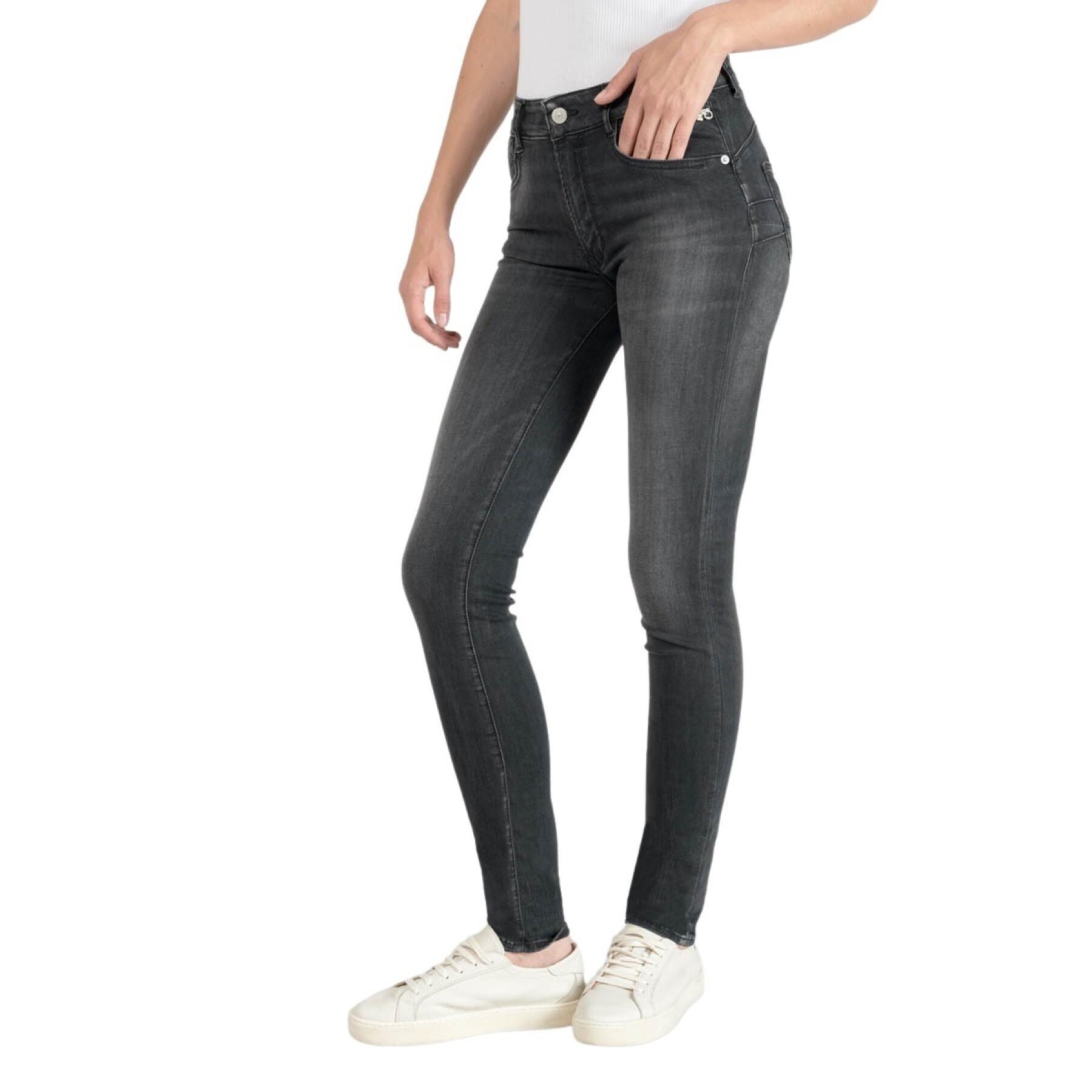 Jeans mulher de cintura alta Le Temps des cerises Pulp