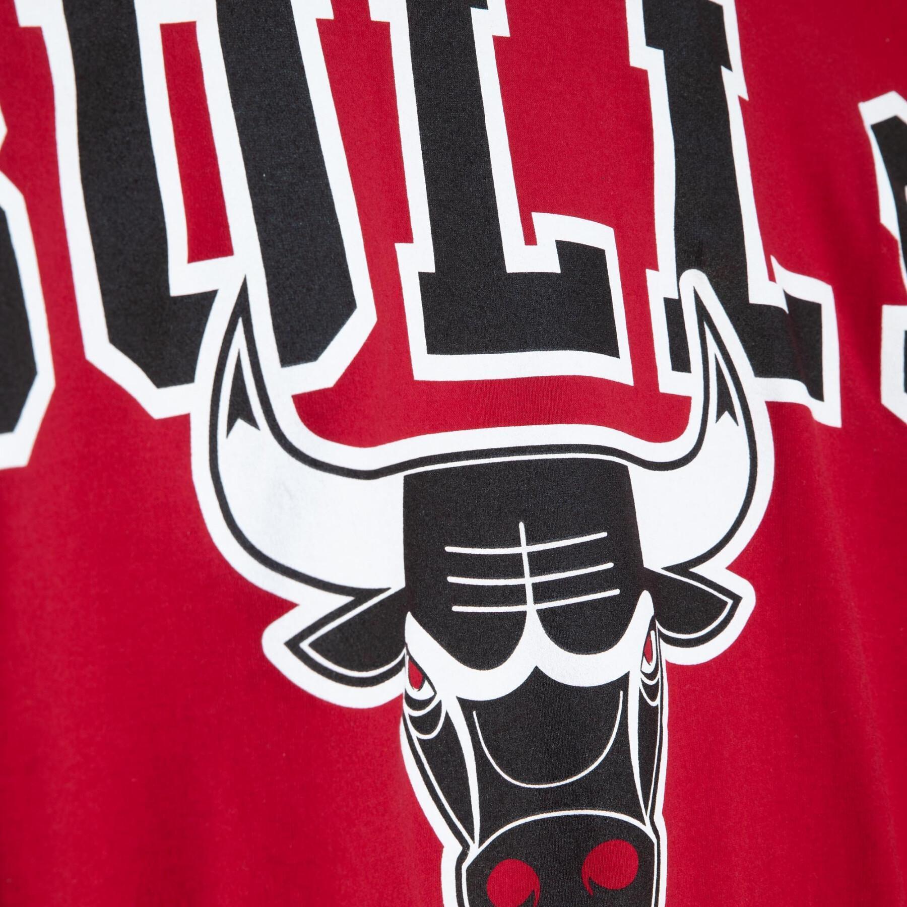 T-shirt de pescoço redondo feminino Chicago Bulls Blank