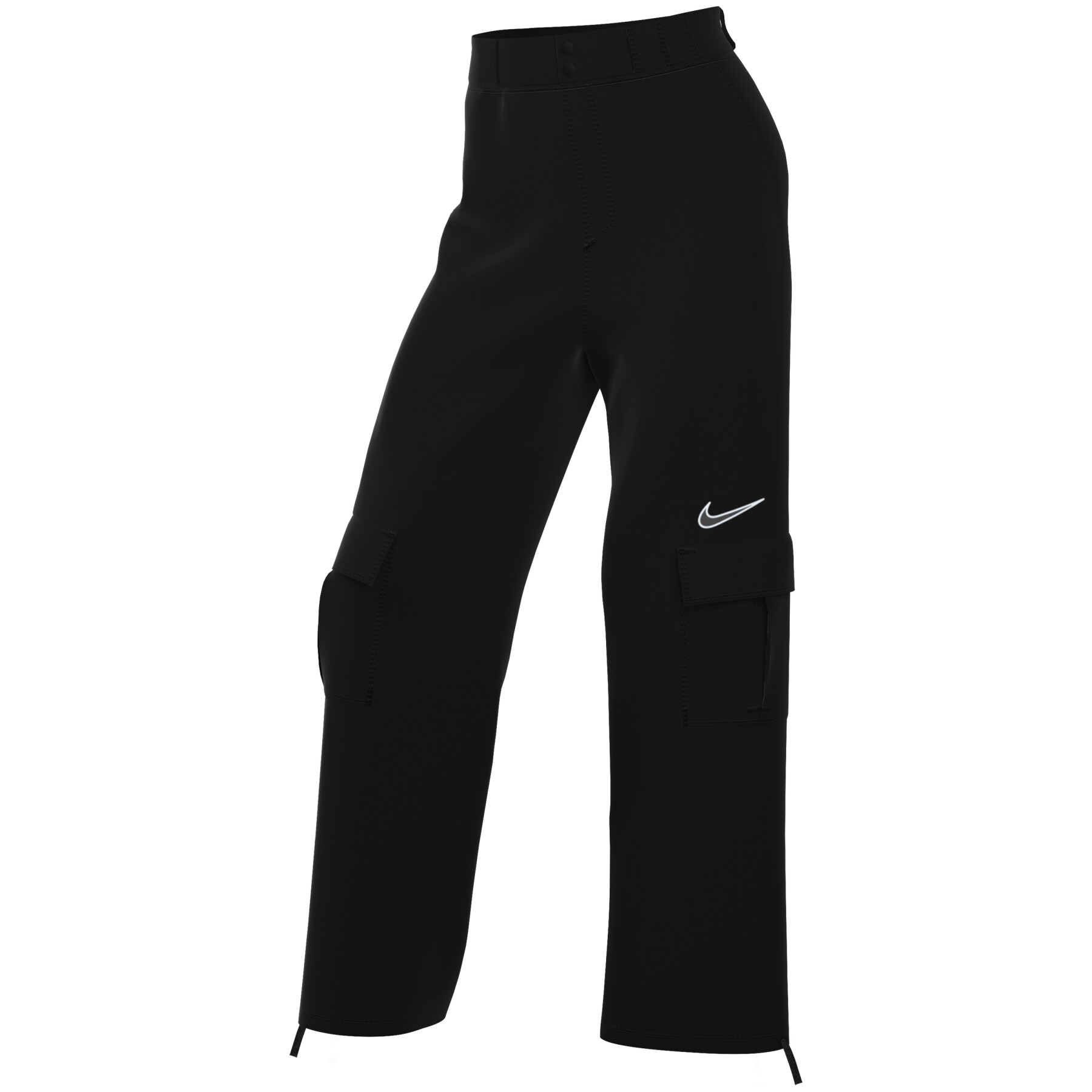 Calças de cintura subida oversized para mulher Nike