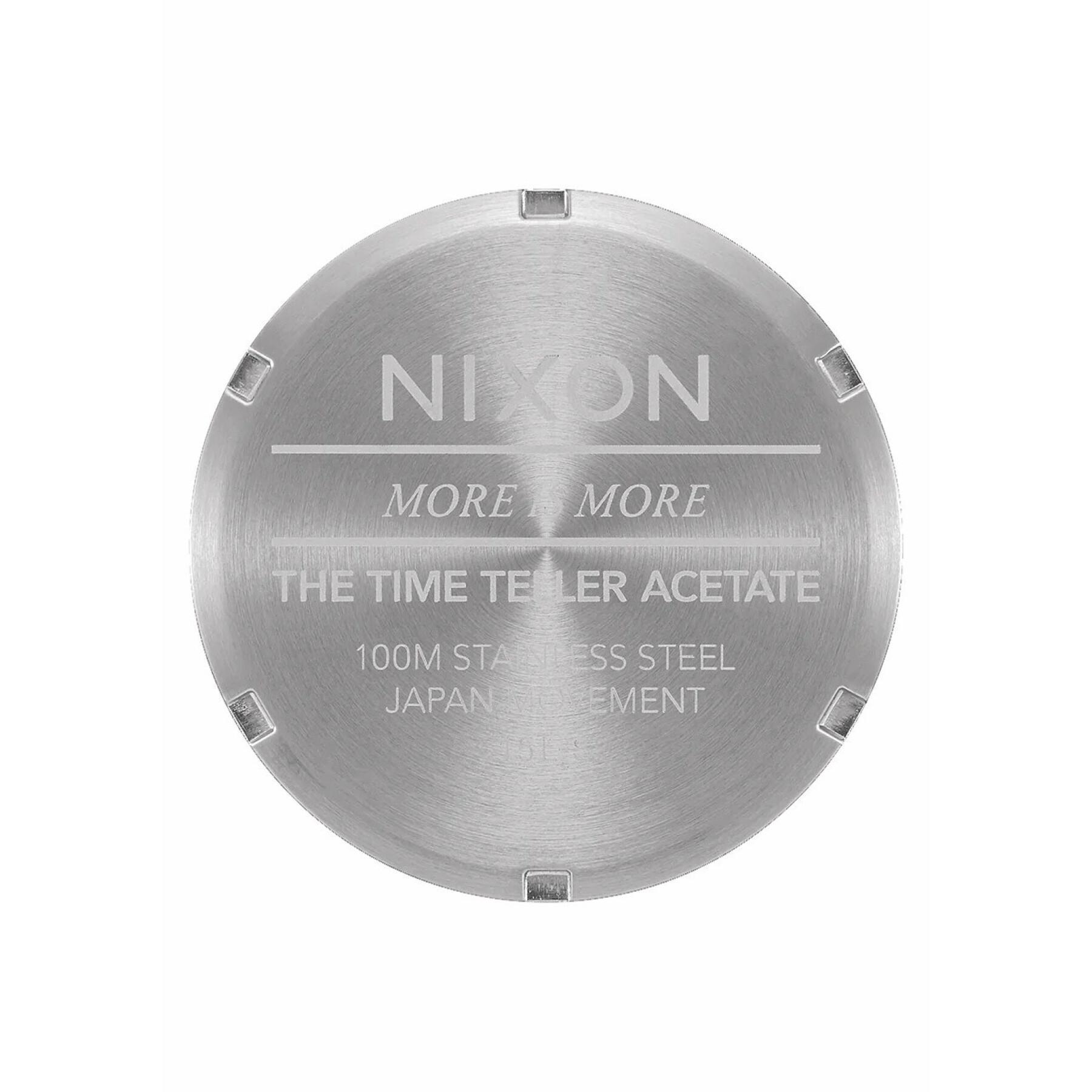 Relógio de acetato Nixon Time Teller