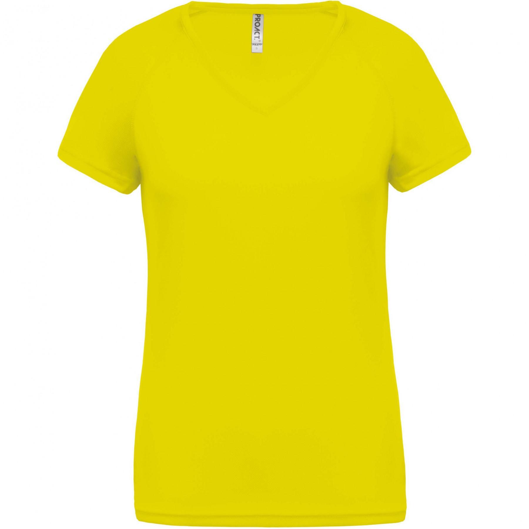 T-Shirt tecido de secagem rápida mulher Proact desporto