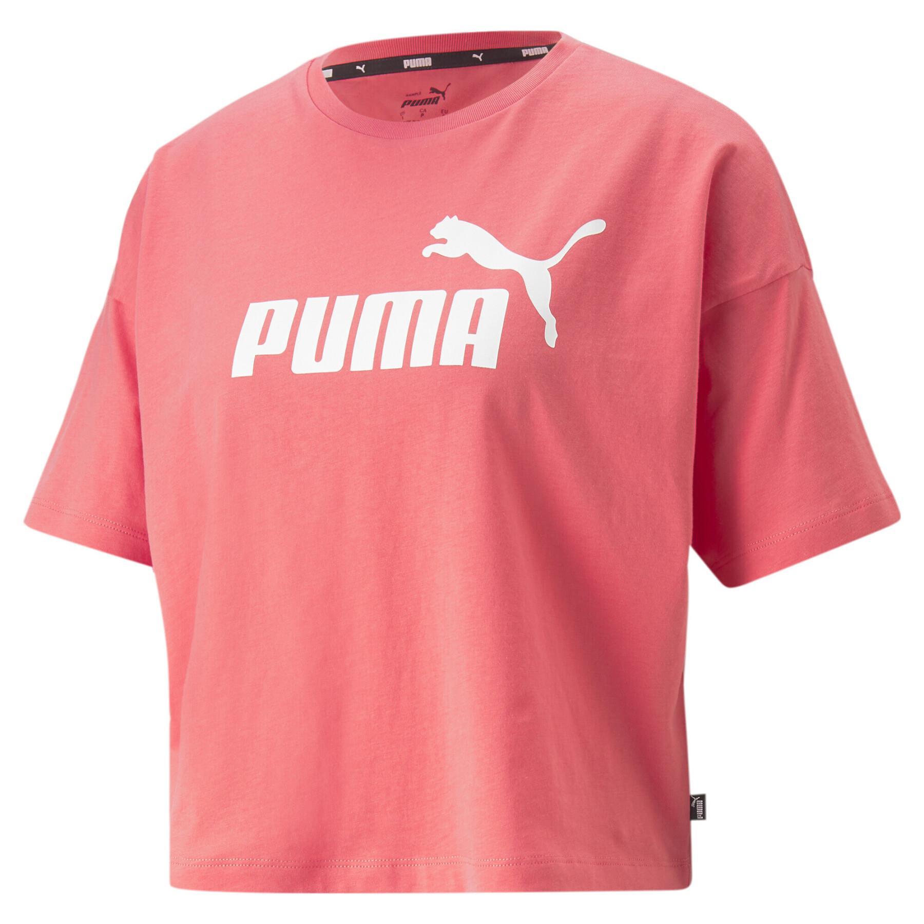 Soutien de mulher Puma Ess Cropped Logo