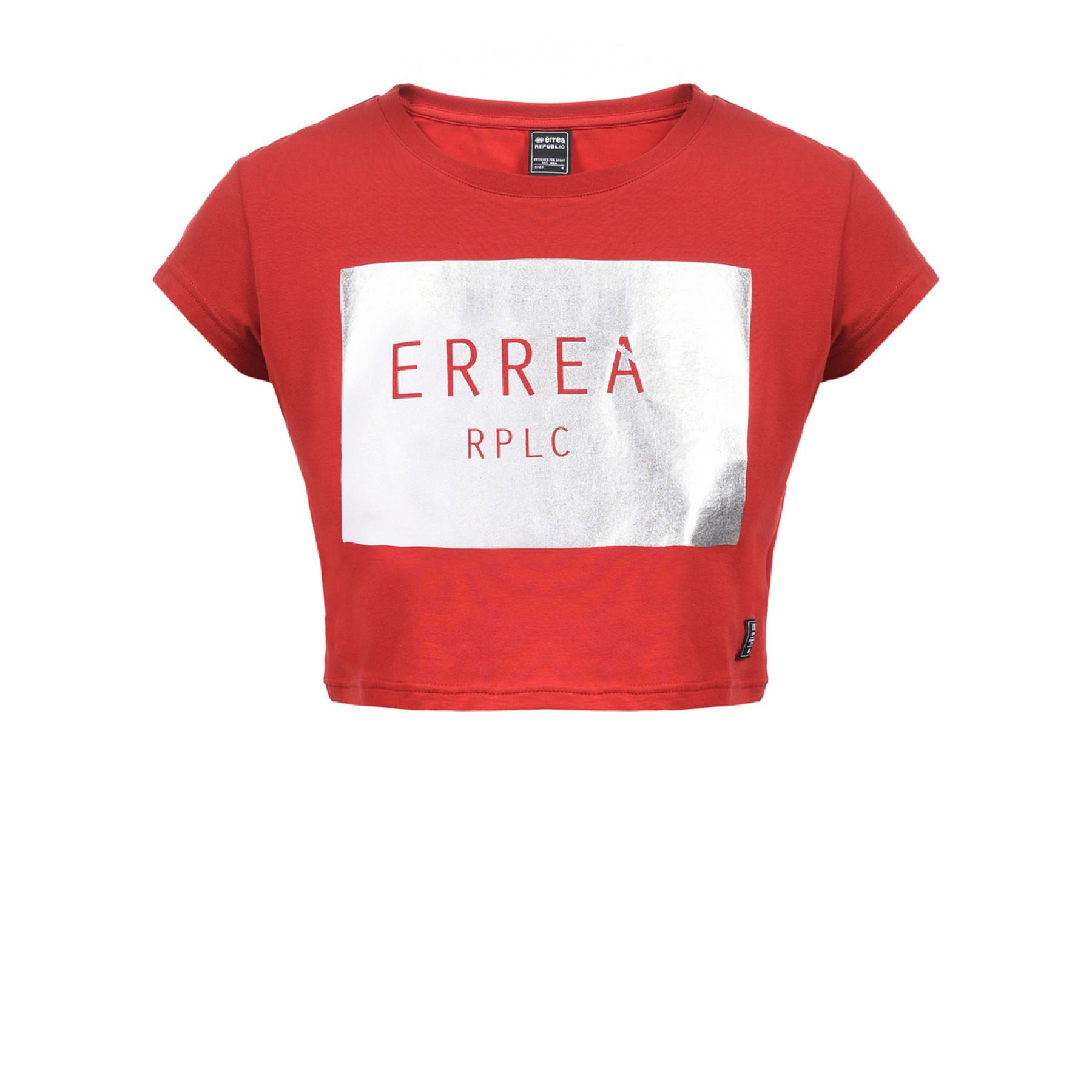 Camiseta top de safra feminina Errea trend square