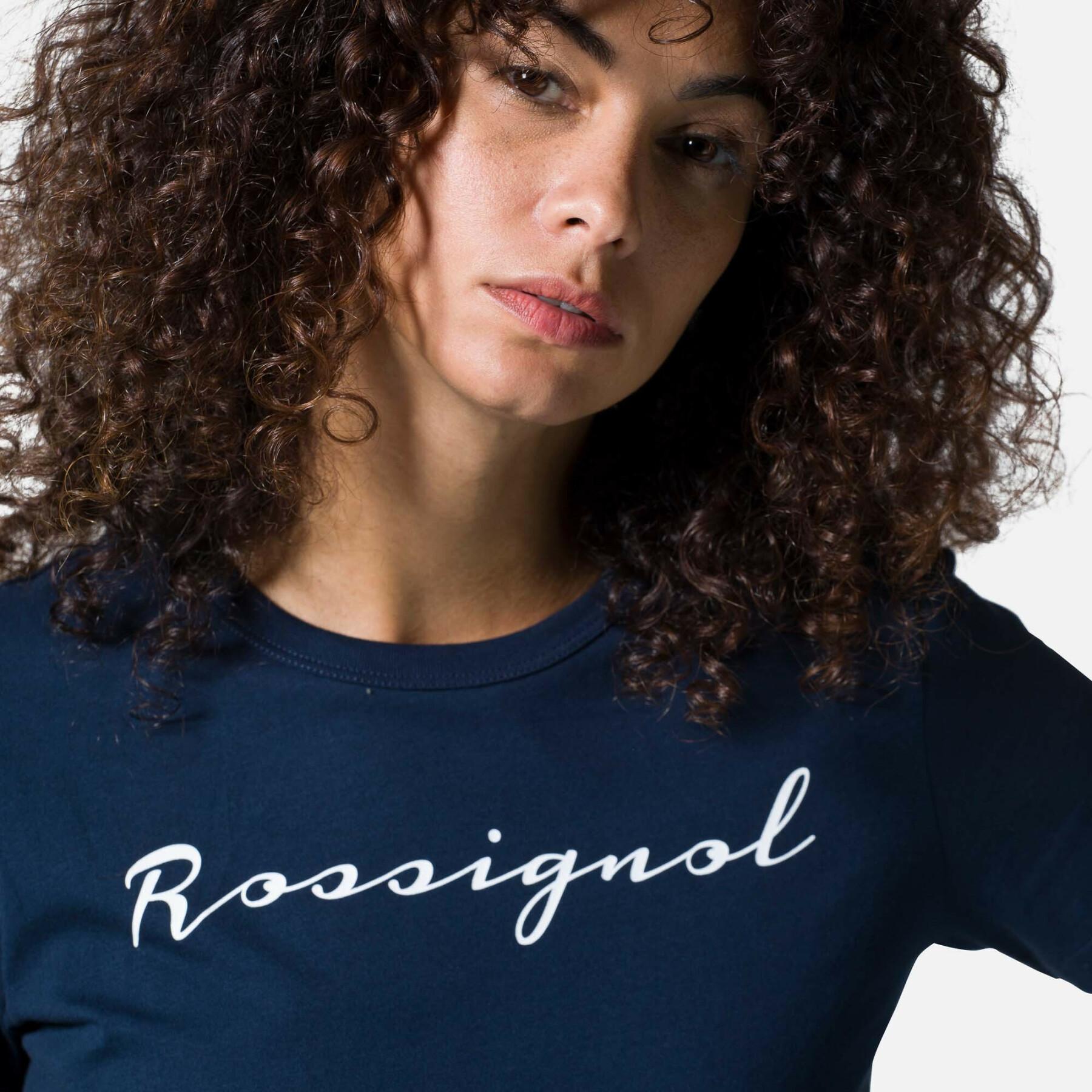 Camiseta feminina Rossignol Logo Rossi