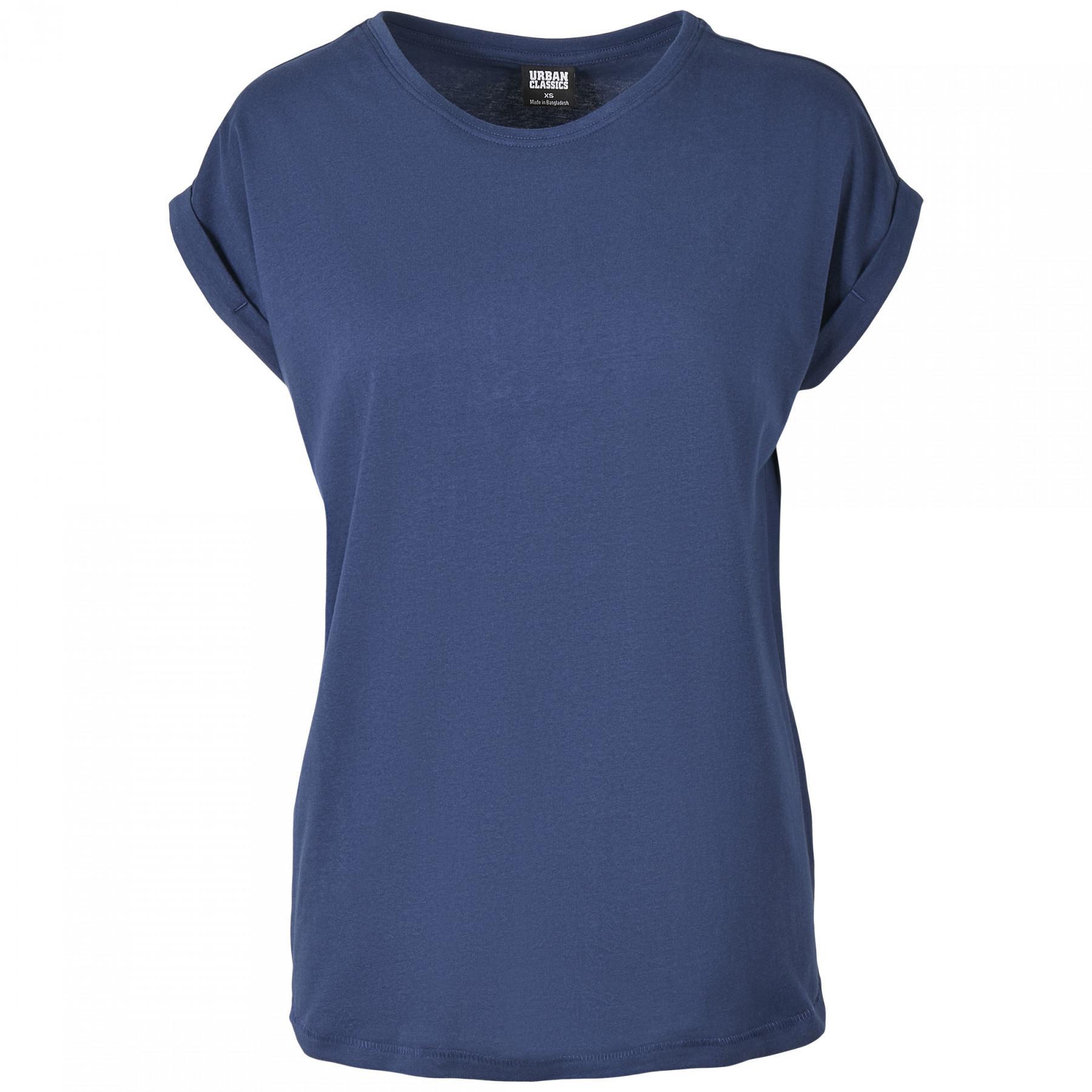 T-shirt mulher Urban Classics extended shoulder