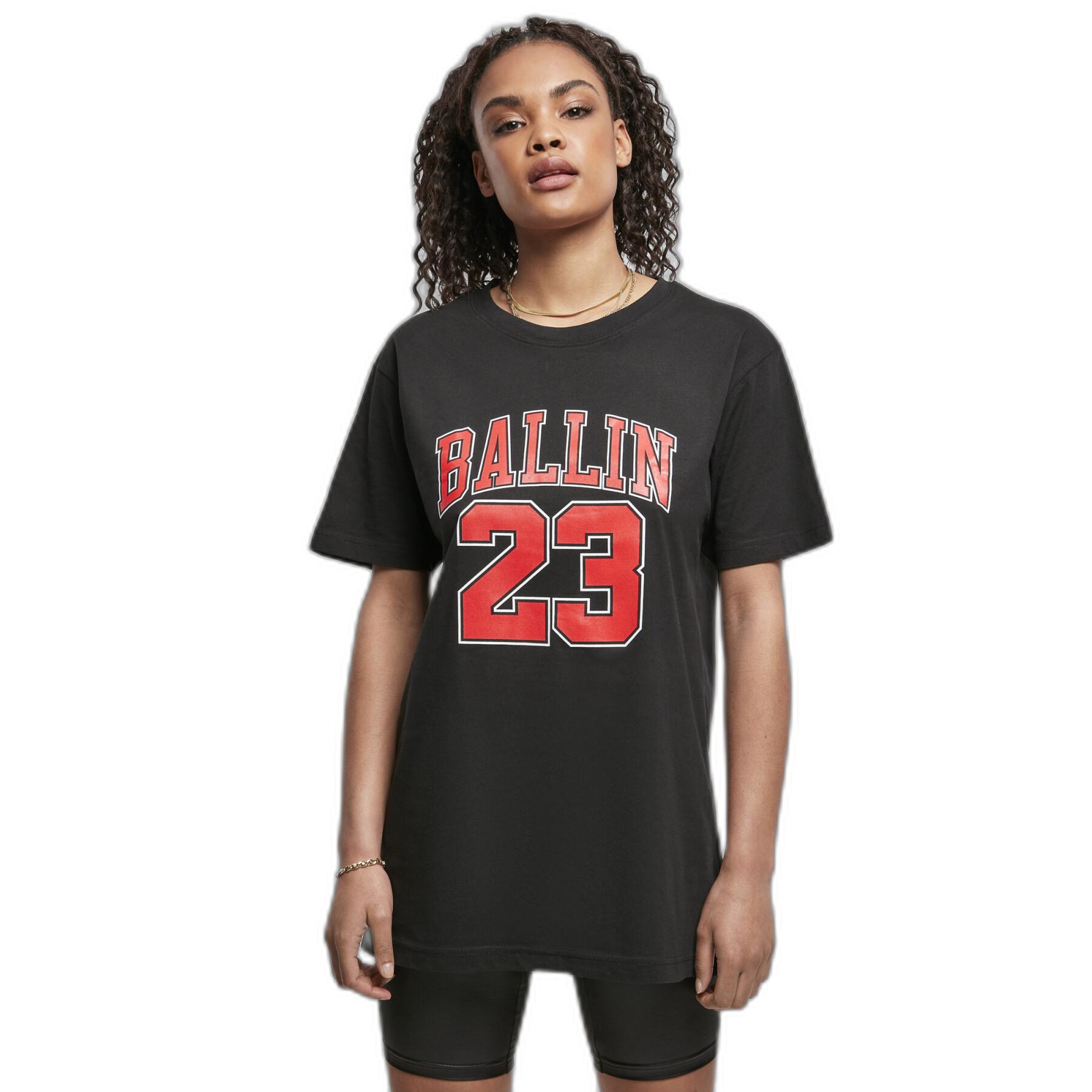 T-shirt de mulher Urban Classics Ballin 23 GT