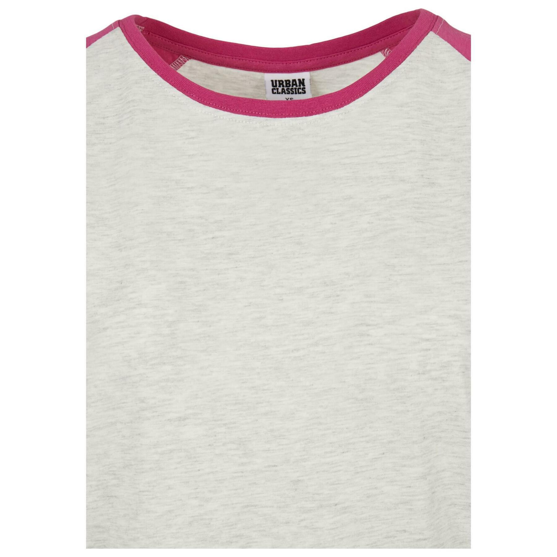T-shirt de mulher Urban Classics Contrast Raglan
