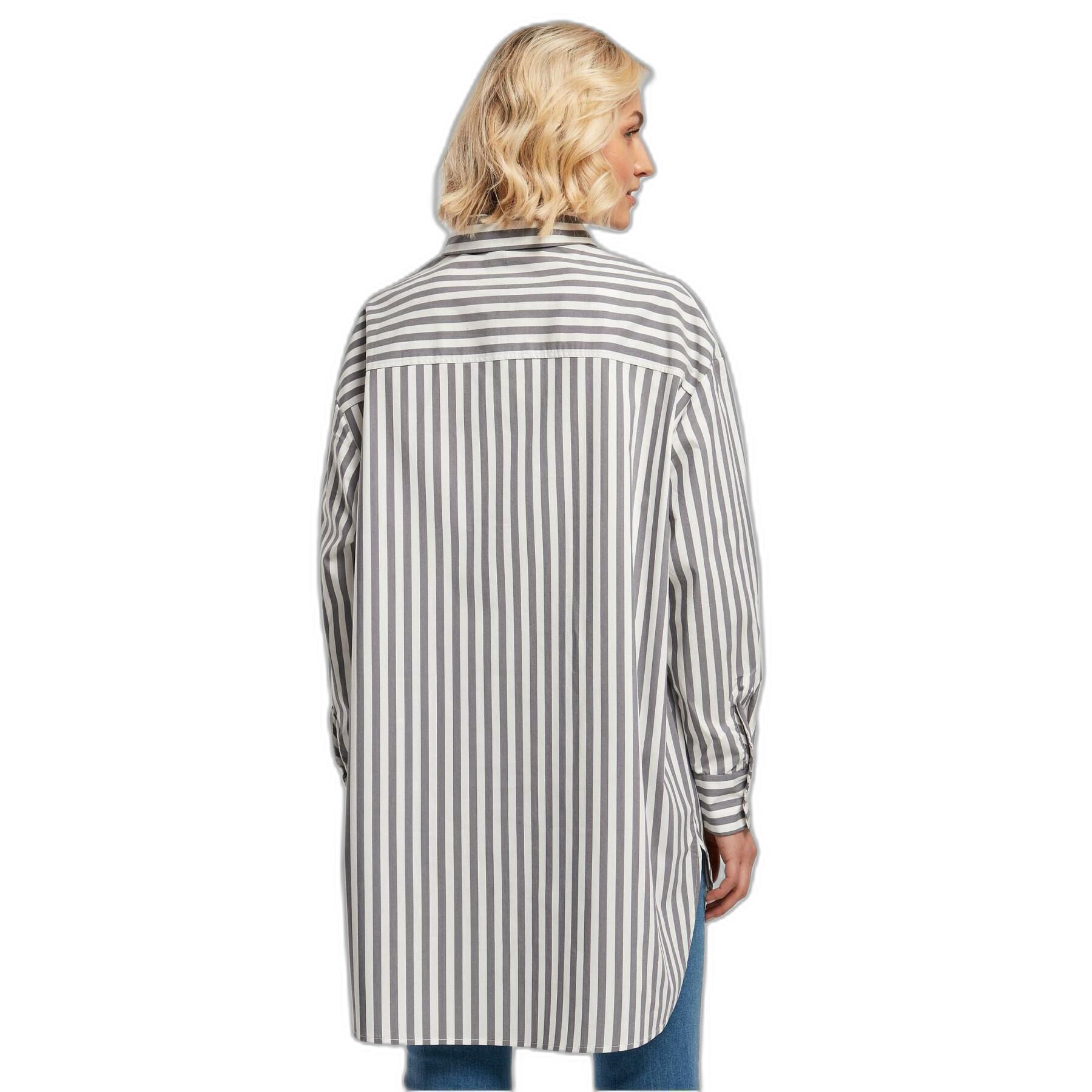 Camisa de mulher Urban Classics Oversized Stripe