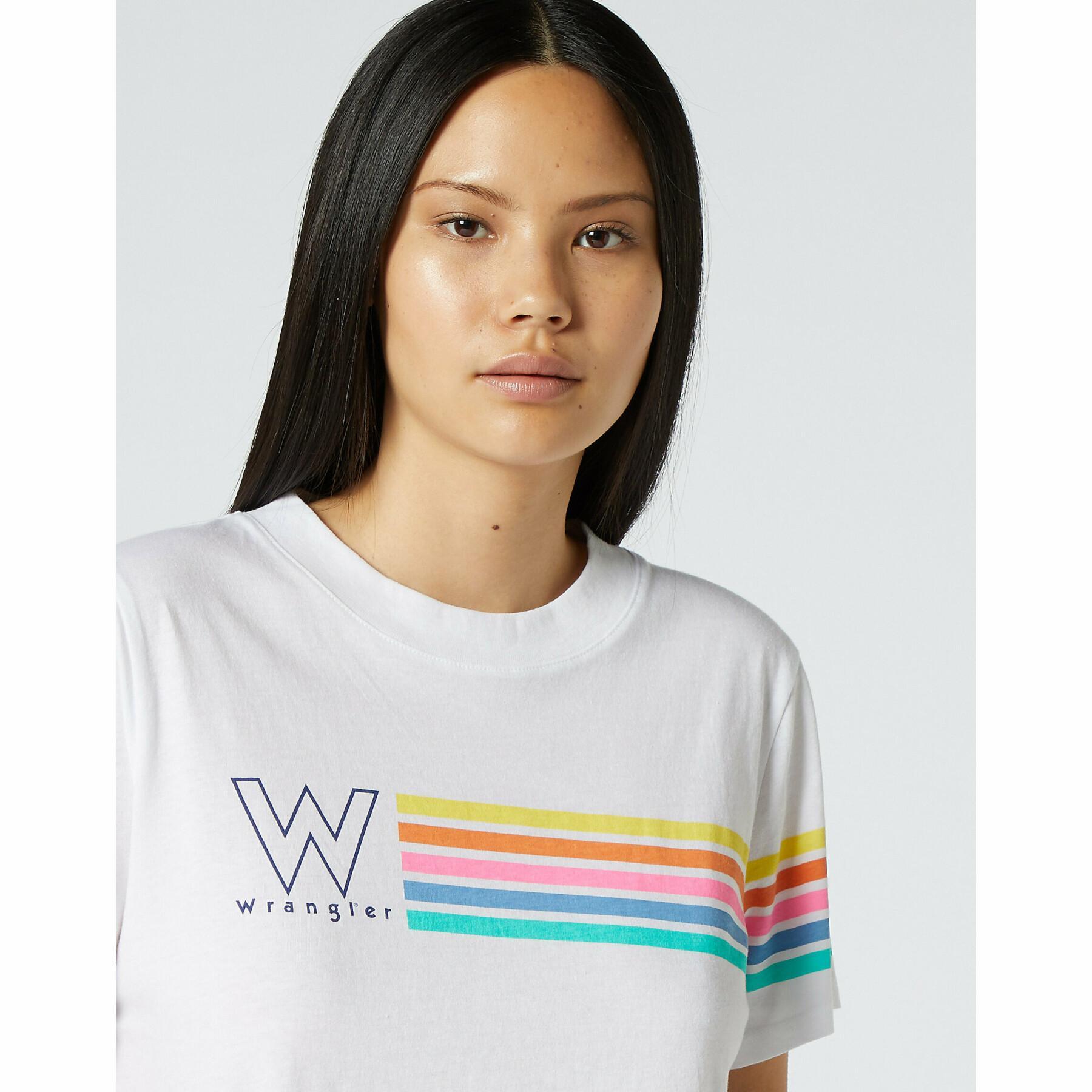 T-shirt mulher Wrangler Sign off