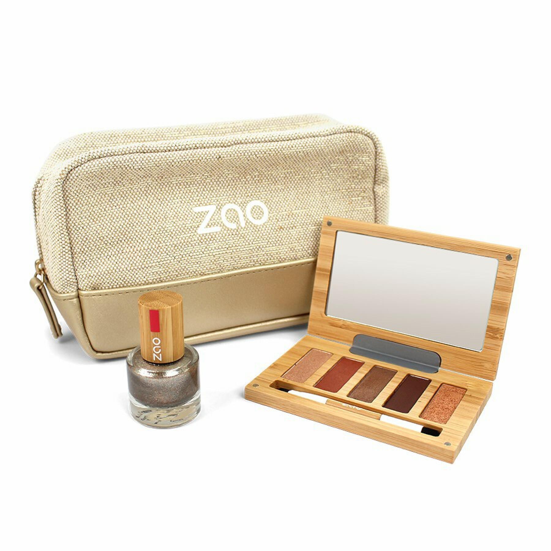 Kit de maquilhagem para mulheres Zao Warm & Glow