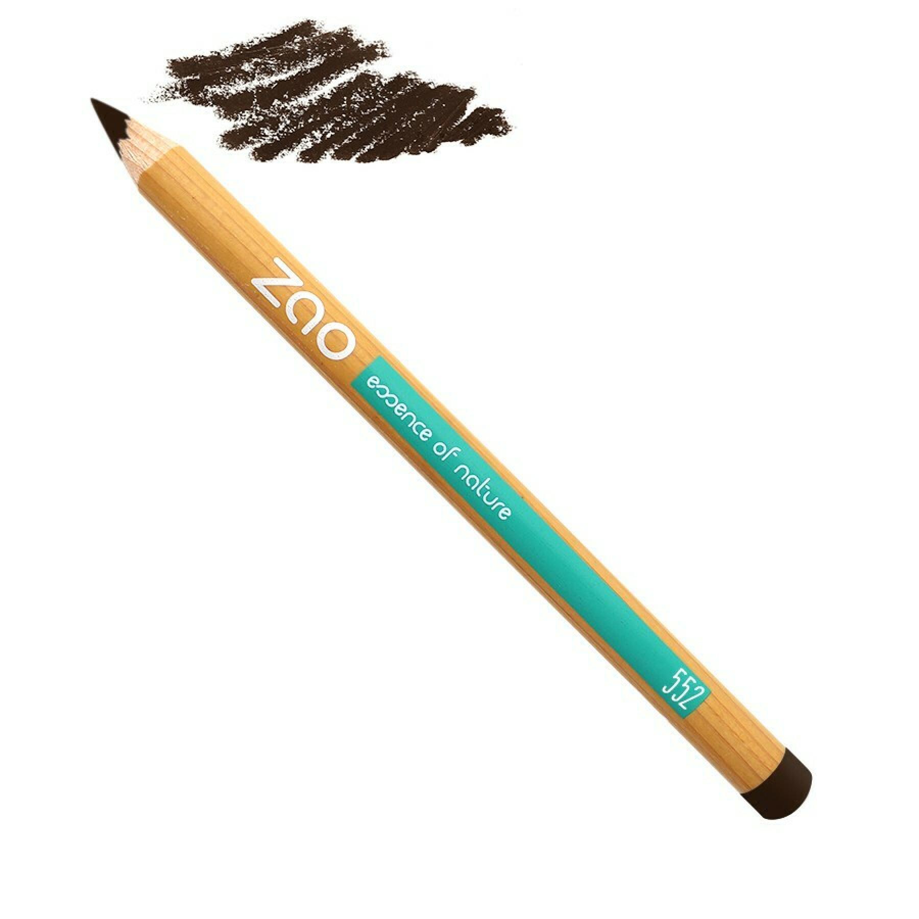 552 lápis polivalente castanho escuro para mulheres Zao