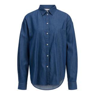 Camisa de mulher JJXX Jamie Relaxed Chambray Noos