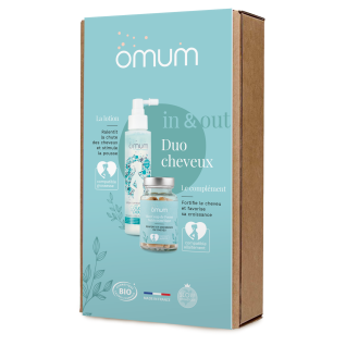 Suplemento alimentar para mulheres Omum New Coffret In&Out Cheveu