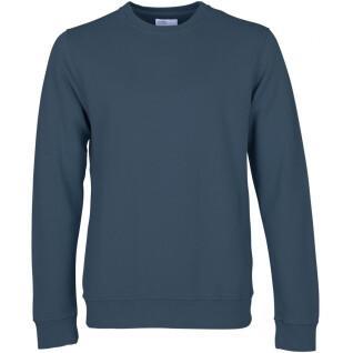 Sweatshirt pescoço redondo Colorful Standard Classic Organic petrol blue